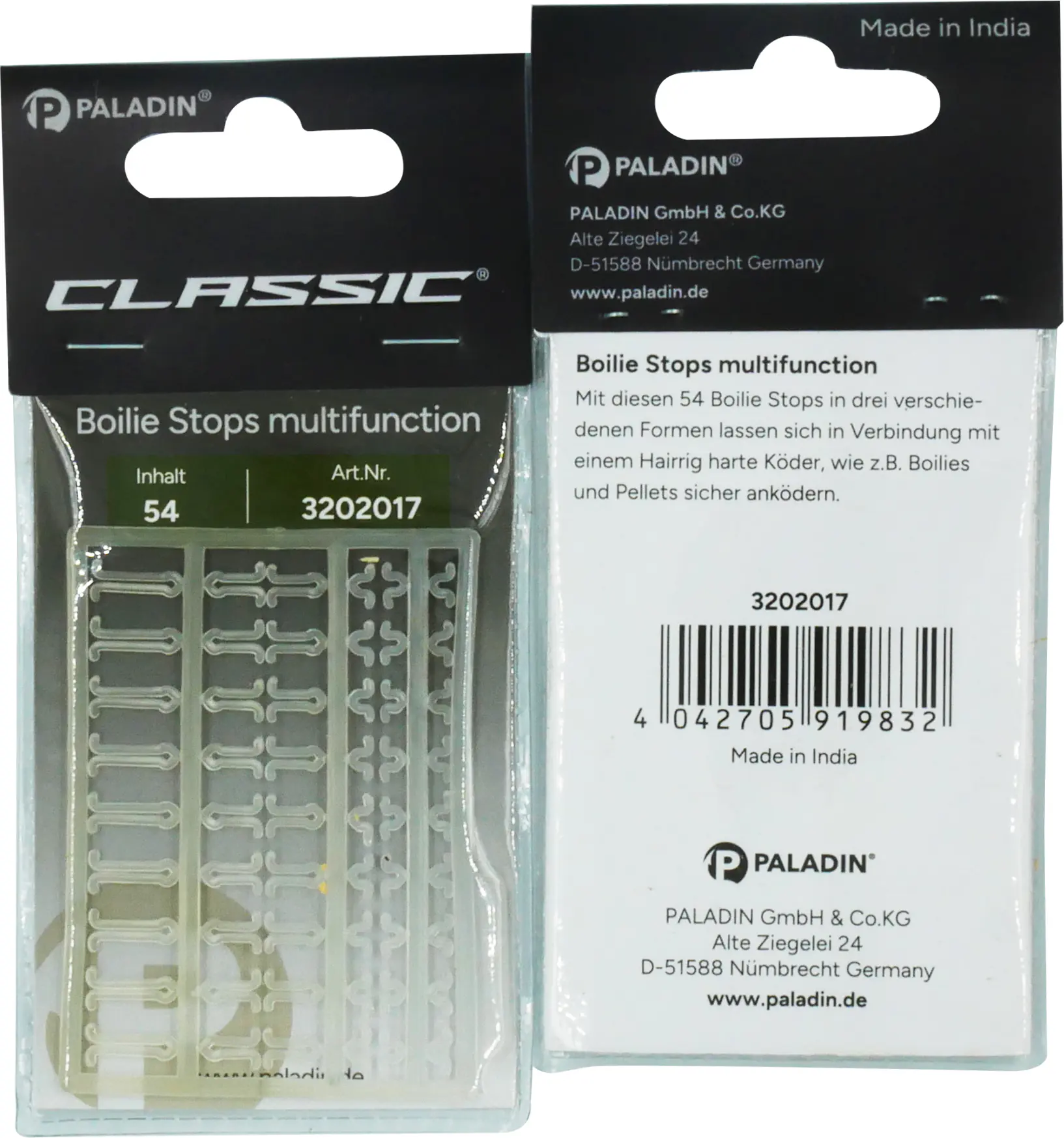 Paladin Boilie Stops multifunktion 54 Stück