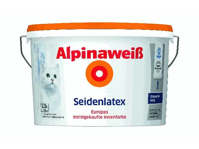 Alpina Seidenlatex Alpinaweiß 2,5 L seidenglänzend