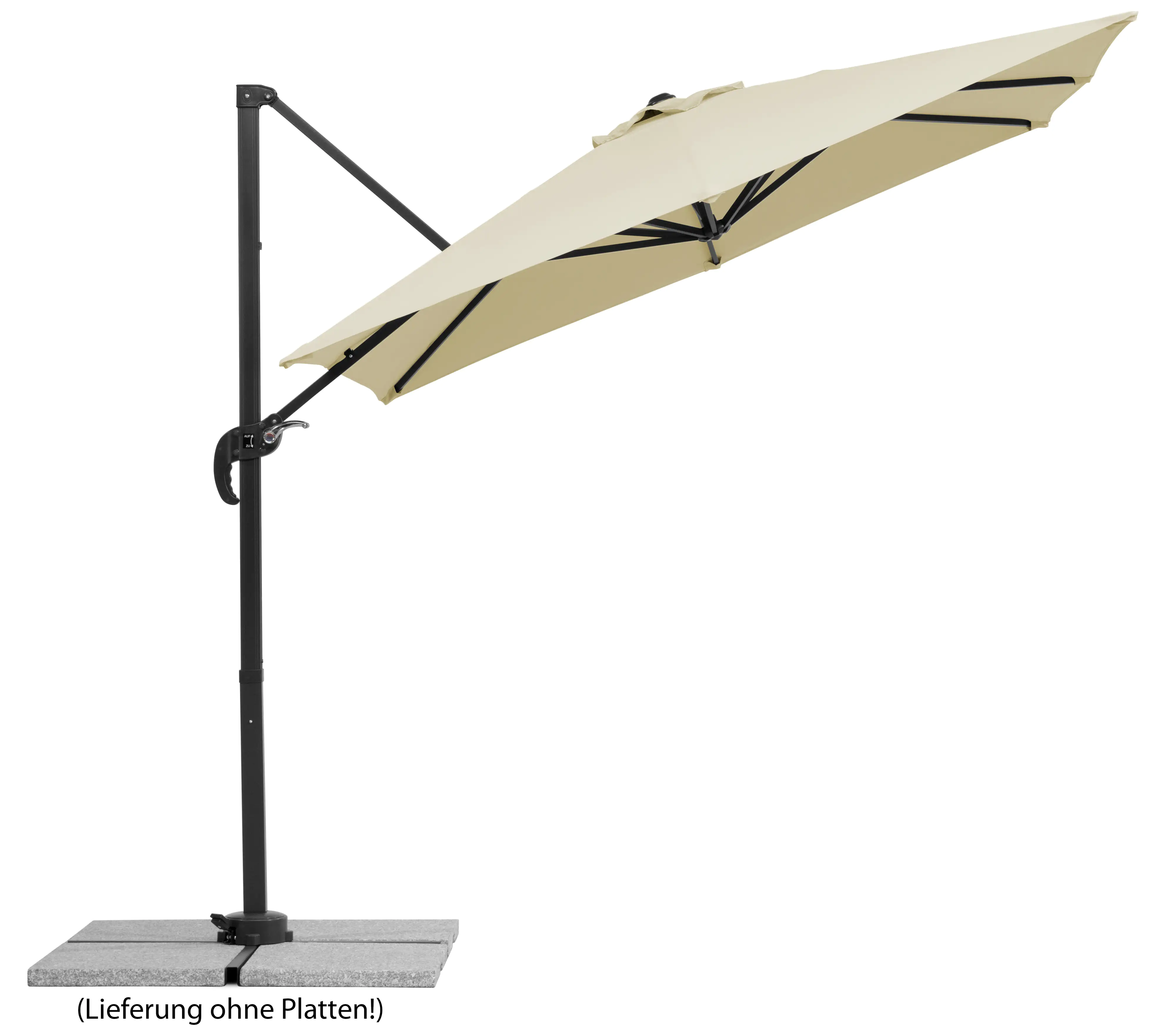 Schneider Sonnenschirm Rhodos Junior natur 230 x 230 cm Schneider Sonnenschirm Rhodos Junior natur 230 x 230 cm