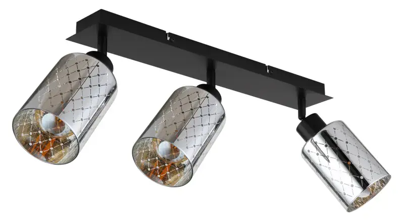 Globo Strahler Alonso 66 x 22 cm L x H schwarz