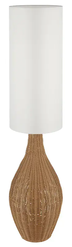 Globo Stehleuchte Anko 27 x 125 cm (Ø x H) braun rattan-optik