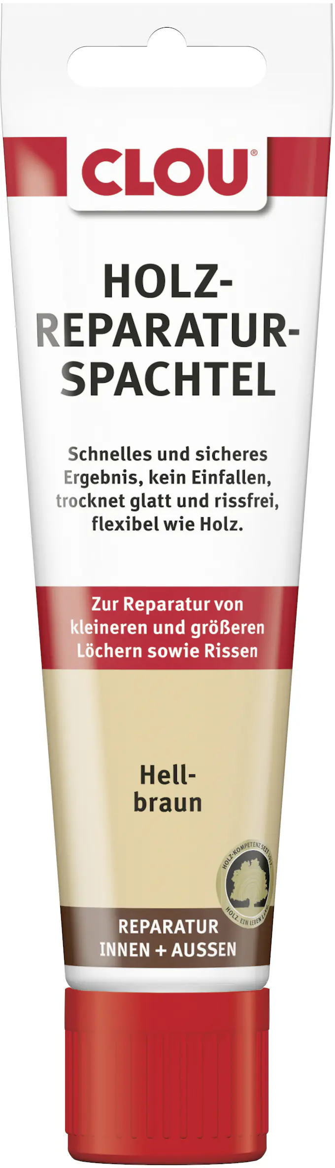 Clou Holzreparatur-Spachtel 55 g hellbraun