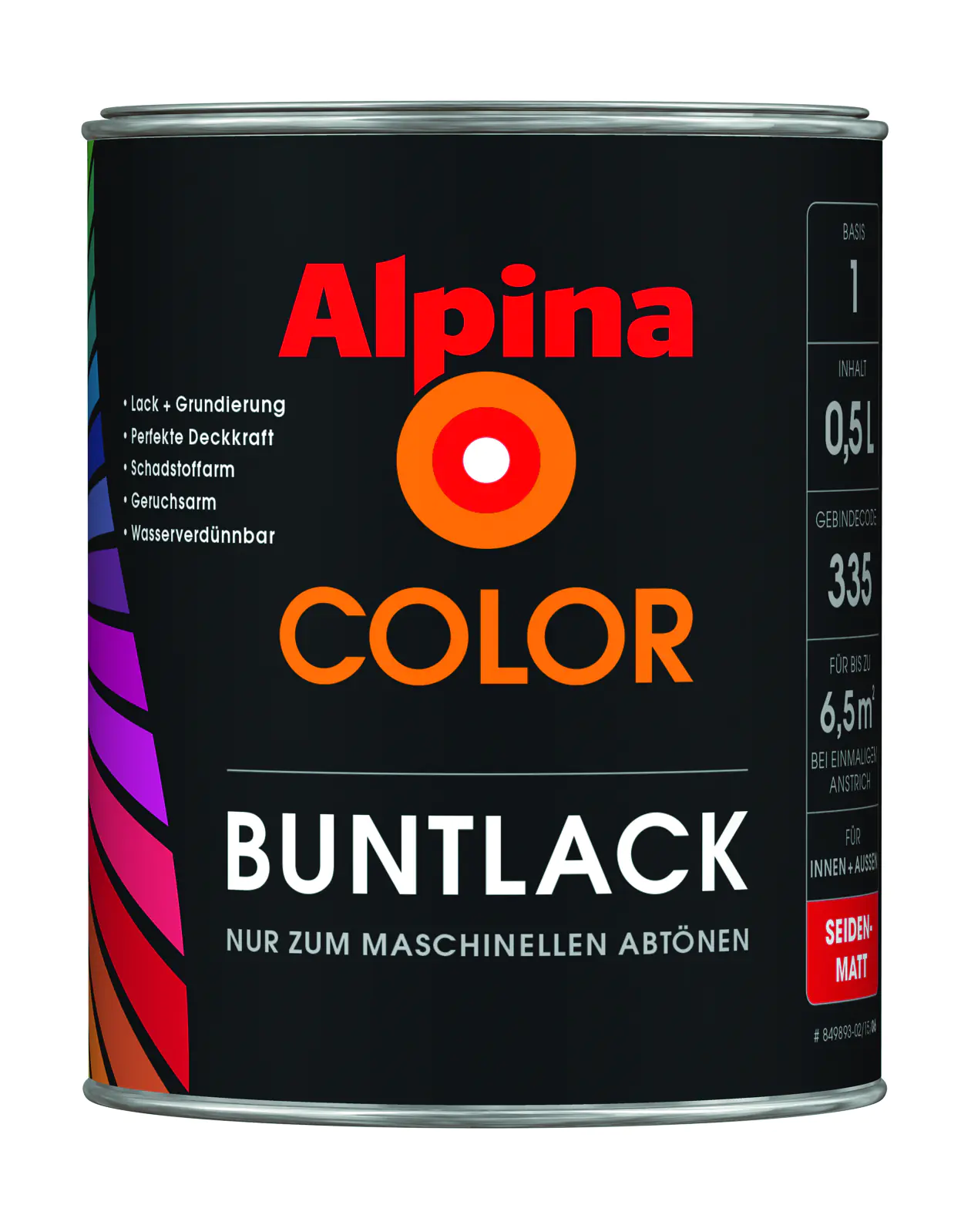 Alpina Color Buntlack seidenmatt - jetzt Farbton mischen  Alpina Color Buntlack seidenmatt - jetzt Farbton mischen