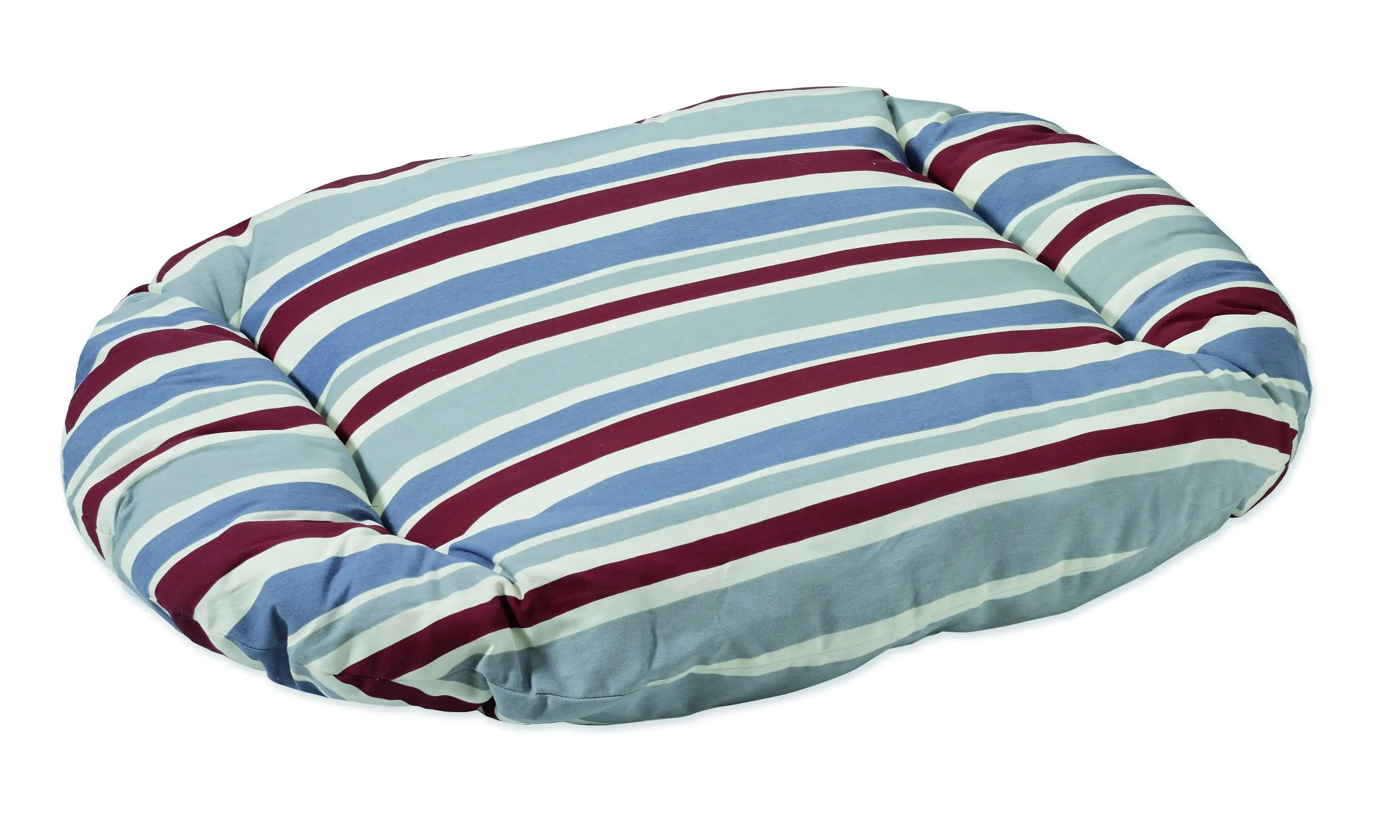 Aumüller Kuschelkissen oval L 110 x B 75 x H 15 cm gestreift