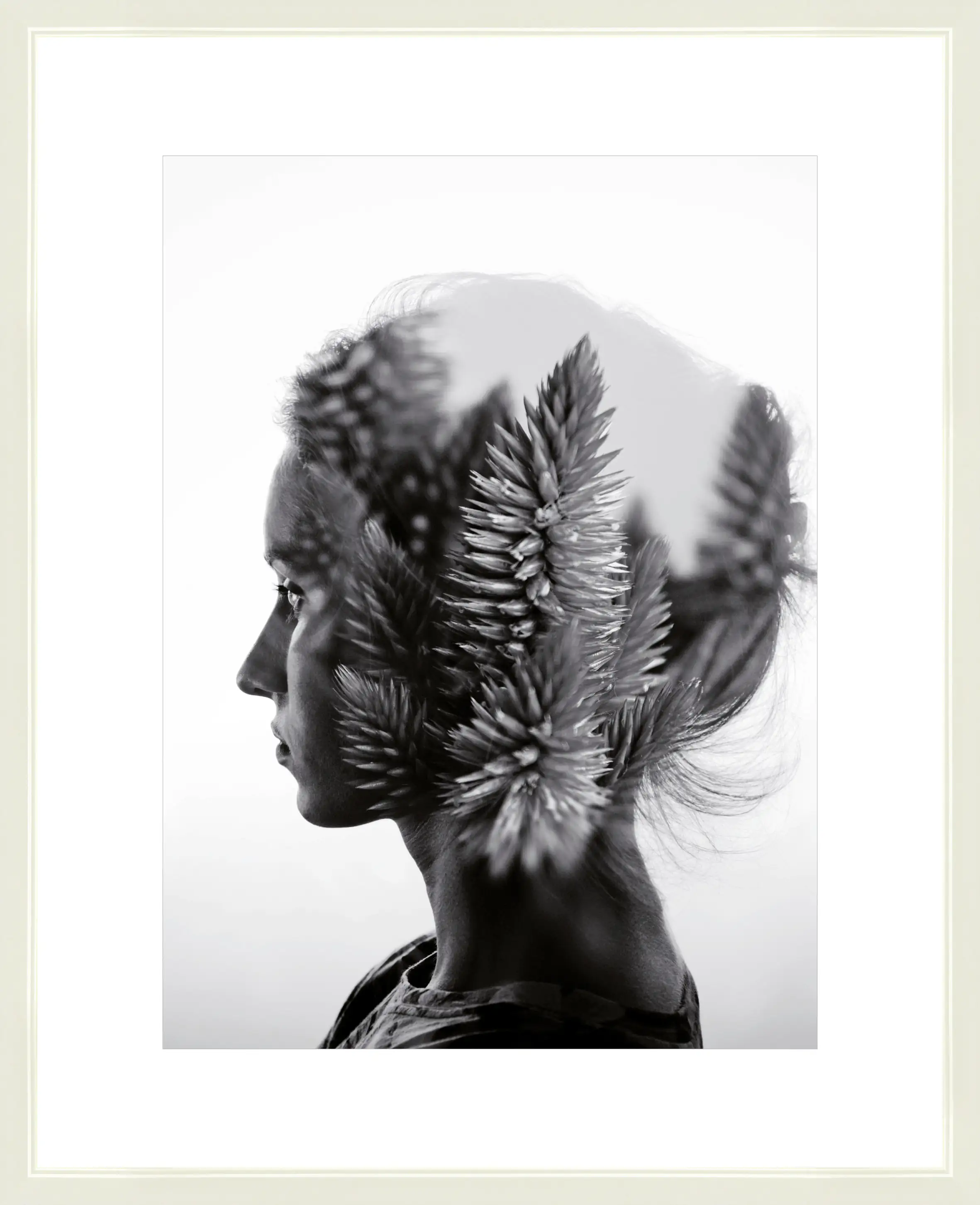 Bilderrahmen Modern cremeweiß, 40 x 50 cm