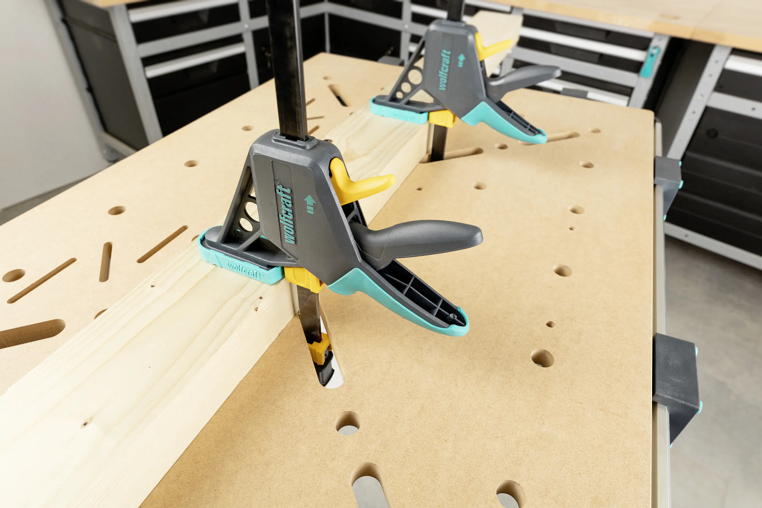 Wolfcraft Arbeitstisch Master work 1600 bis 120 kg Wolfcraft Arbeitstisch Master work 1600 bis 120 kg