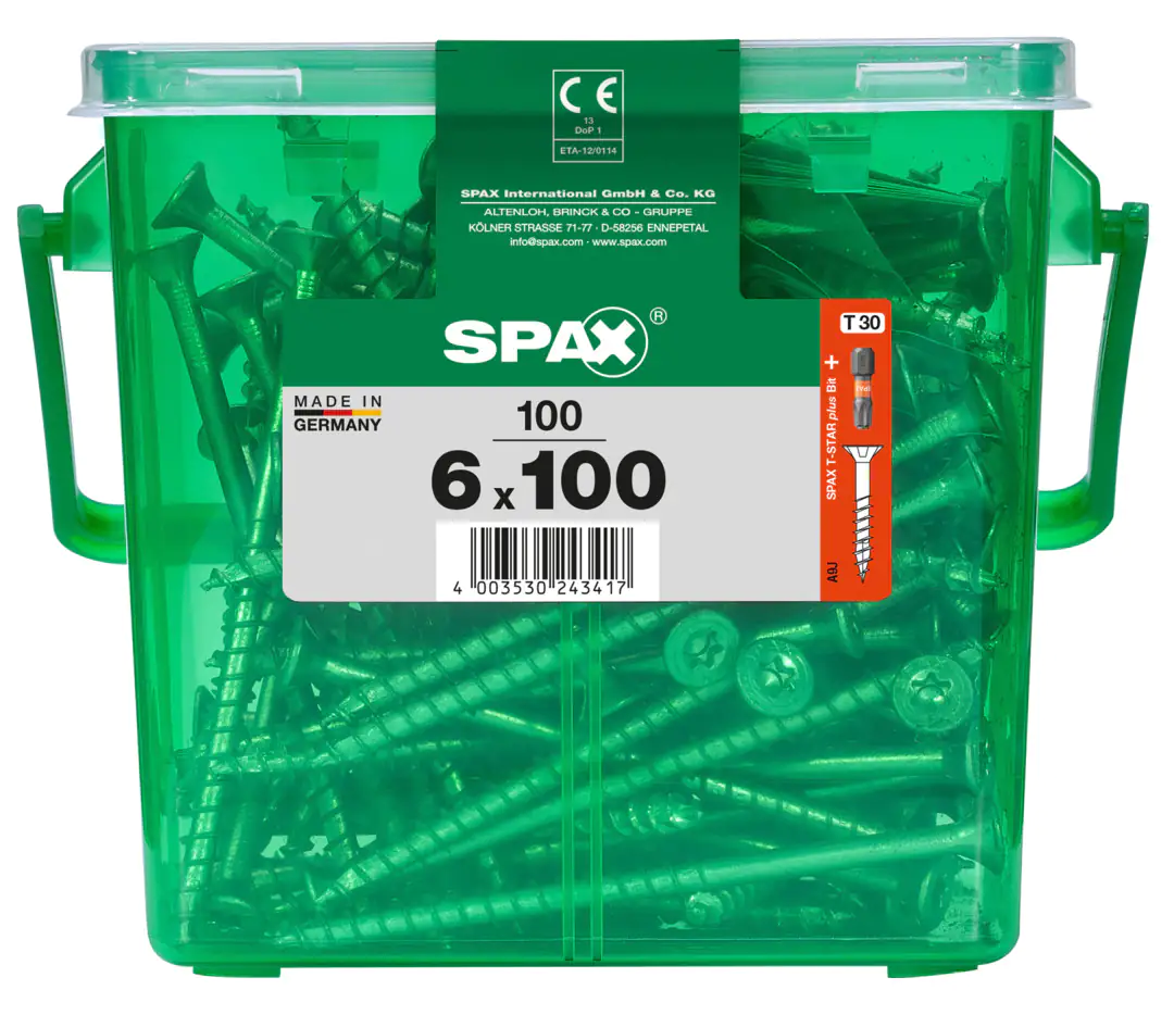 Spax Universalschrauben 6.0 x 100 mm TX 20 - 100 Stk.