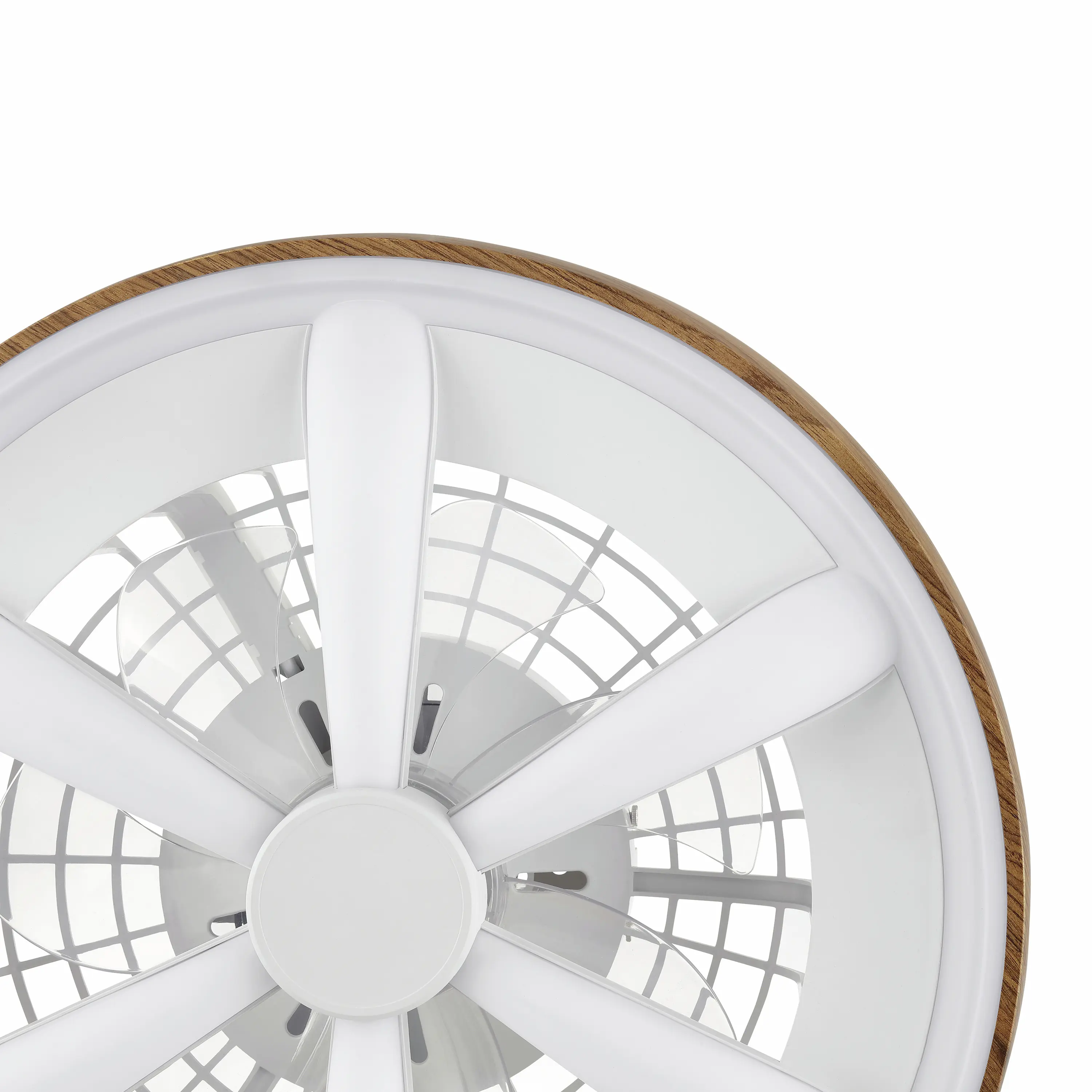 Brilliant LED Deckenleuchte mit Ventilator Gaiano Ø 48 cm 48 W holz/weiß Brilliant LED Deckenleuchte mit Ventilator Gaiano Ø 48 cm 48 W holz/weiß