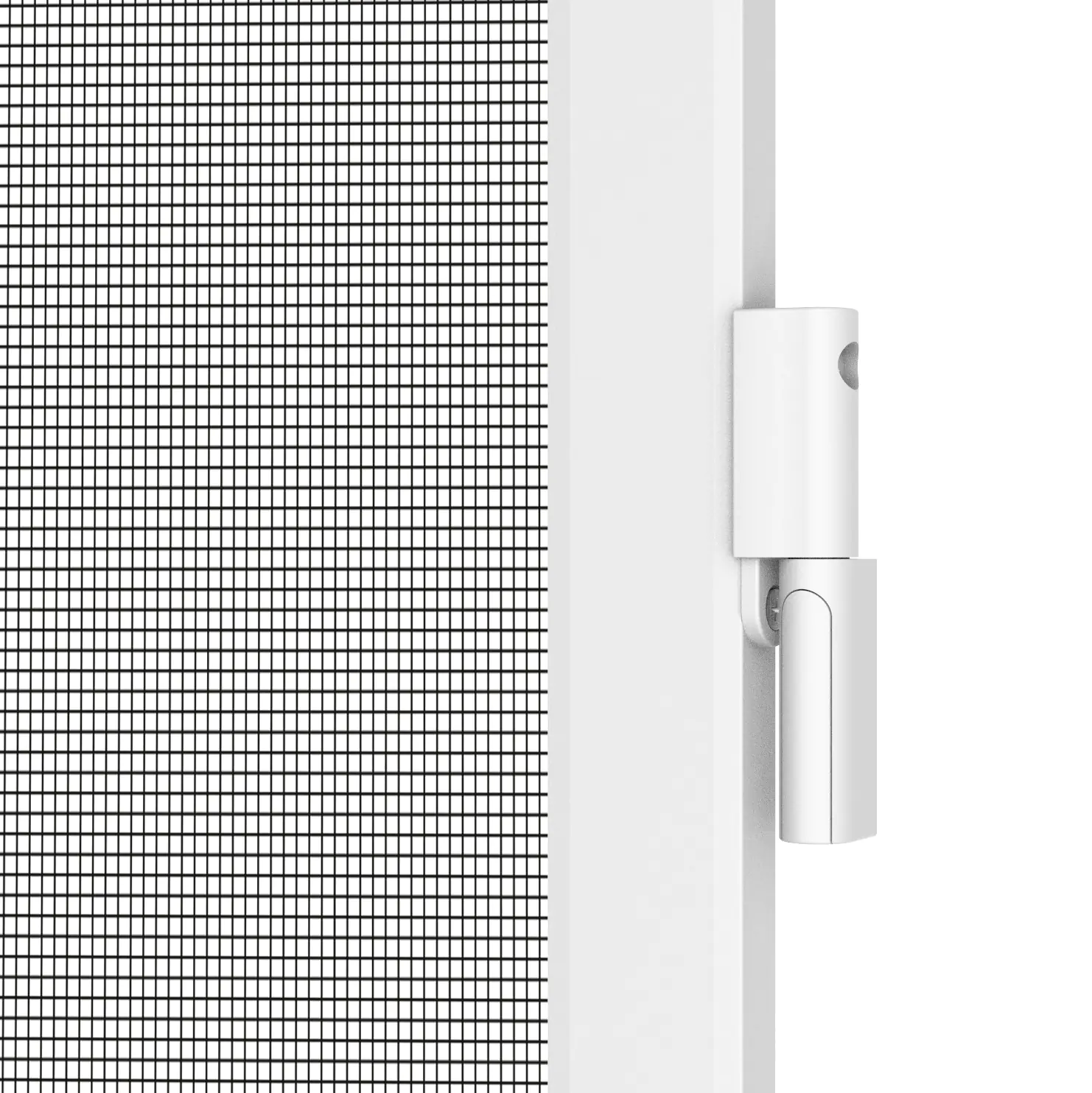 Primaster Fliegenschutz-Türscharnier 9 x 20 x 2,5 cm 3er Set weiß