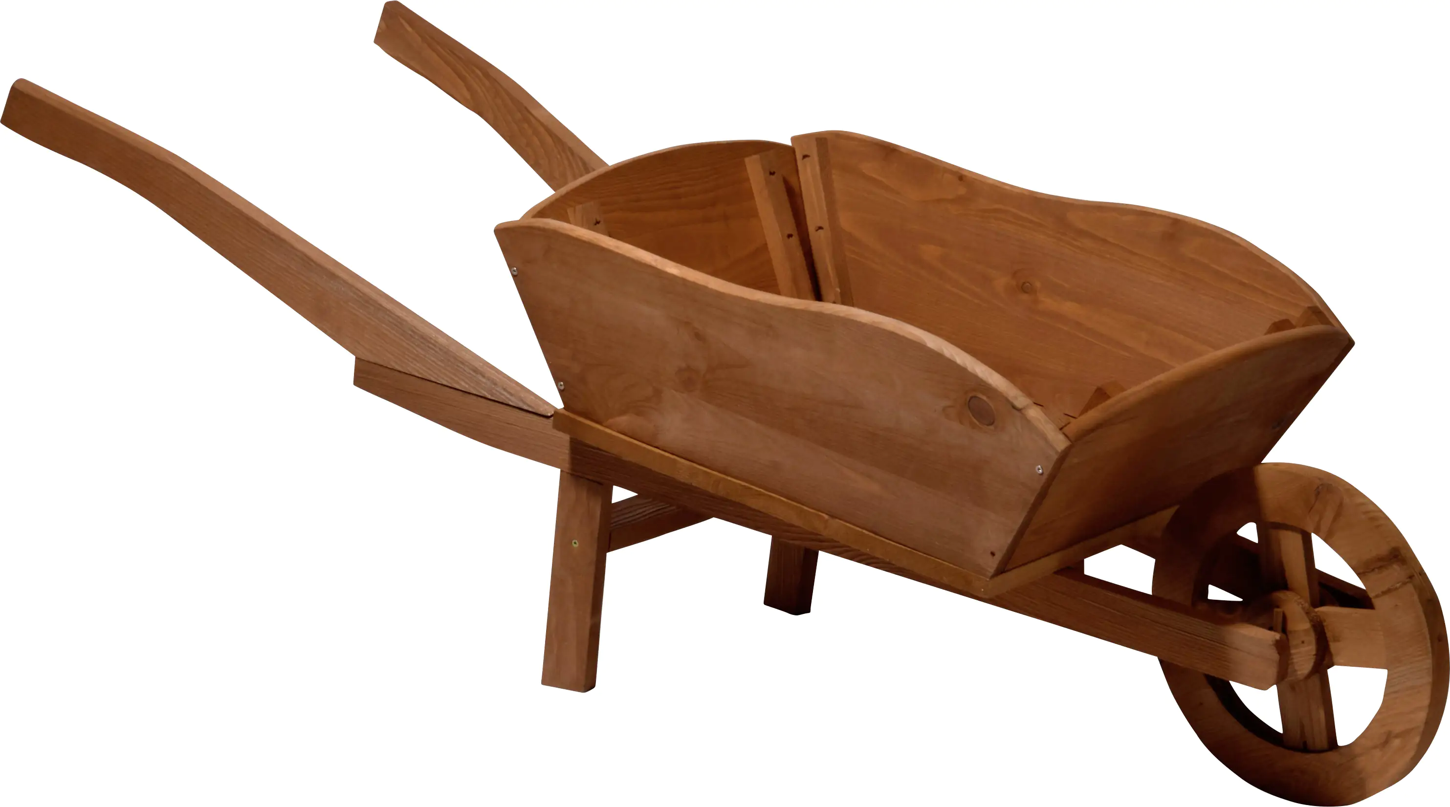 Dobar Große Pflanzschubkarre braun 130 x 40 x 40 cm Dobar Große Pflanzschubkarre braun 130 x 40 x 40 cm