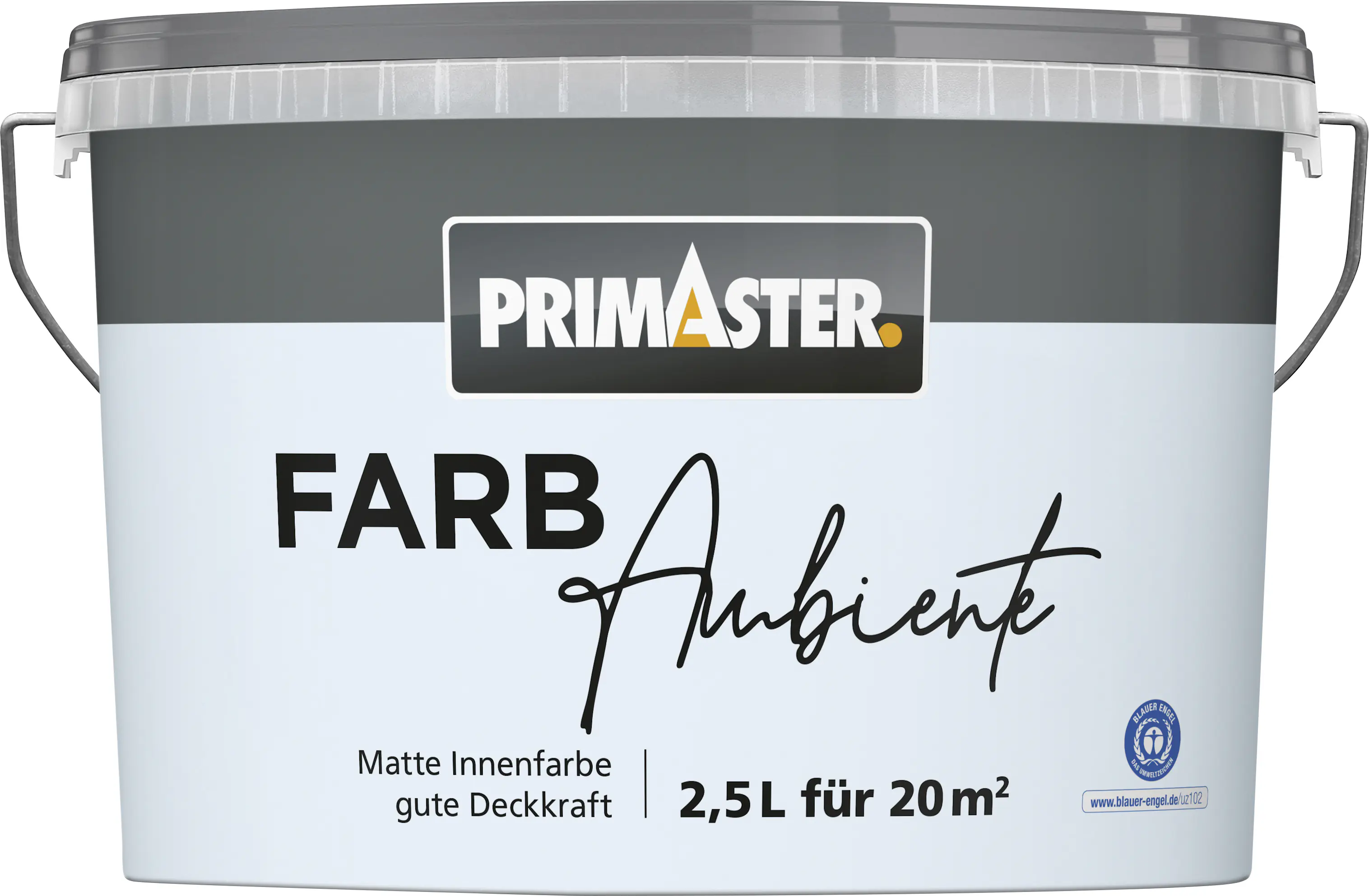 Primaster Farbambiente Wandfarbe matt pastellblau 2,5 L
