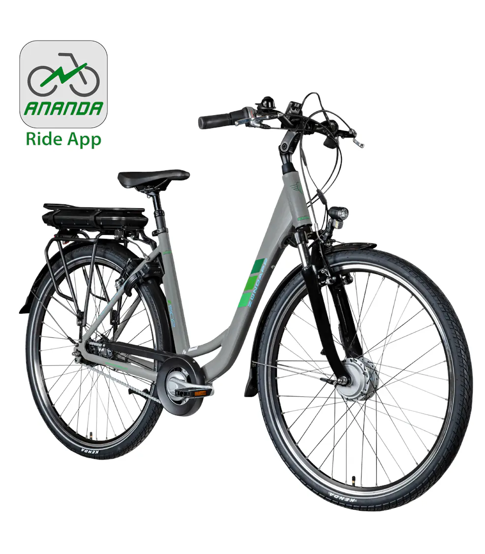 Zündapp E-Bike Z502 City 28 Zoll 7-Gang 522 Wh grau grün Zündapp E-Bike Z502 City 28 Zoll 7-Gang 522 Wh grau grün