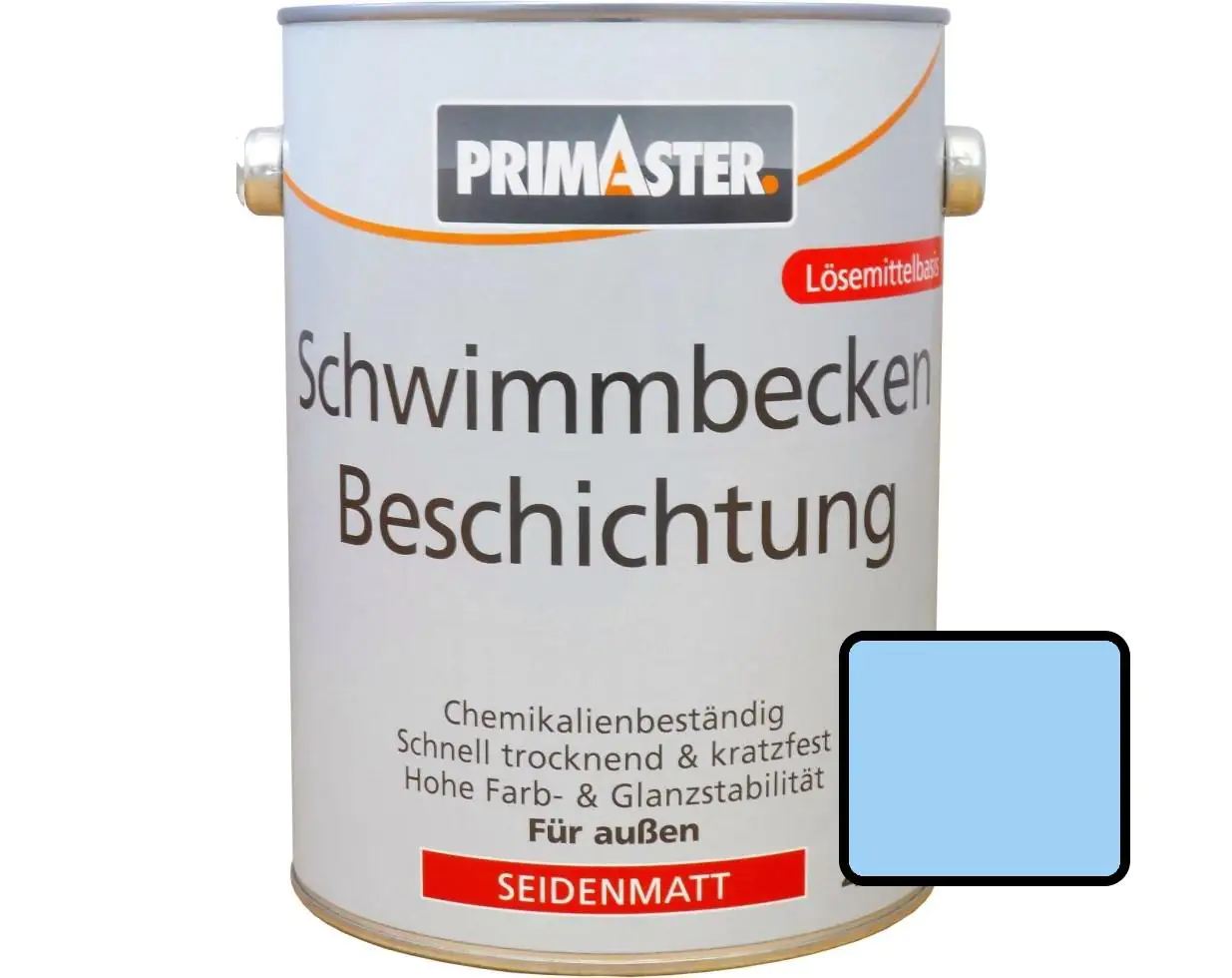 Primaster Schwimmbeckenbeschichtung 750 ml poolblau seidenmatt