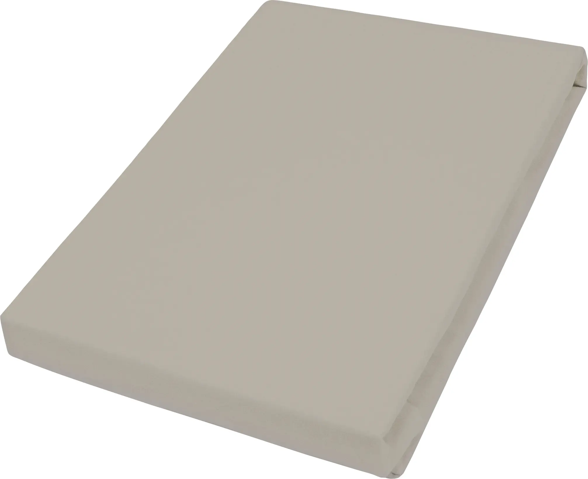 Vario Jersey-Spannbetttuch kiesel, 190 x 200 cm