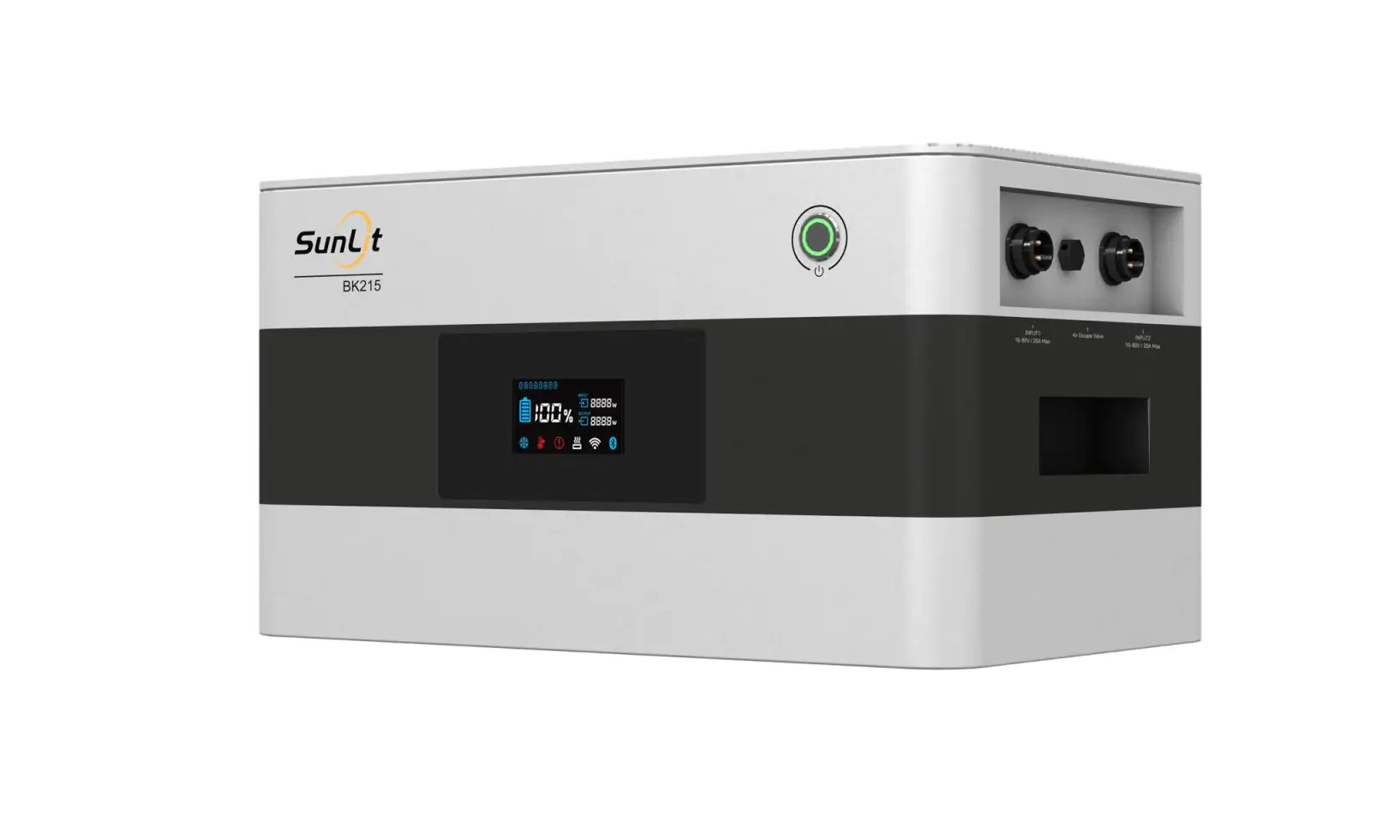 Sunlit 860 Watt Easy Switch Balkonkraftwerk-Set inklusive Speicher 2150 wh 