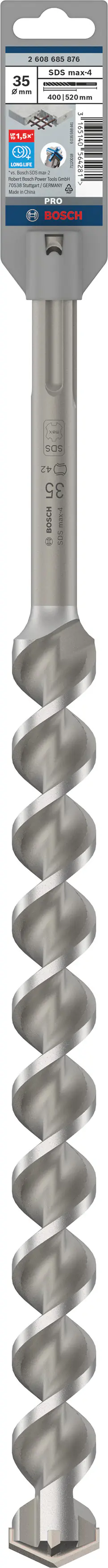 Bosch PRO Hammerbohrer SDS max-4 35 x 400 x 520 mm