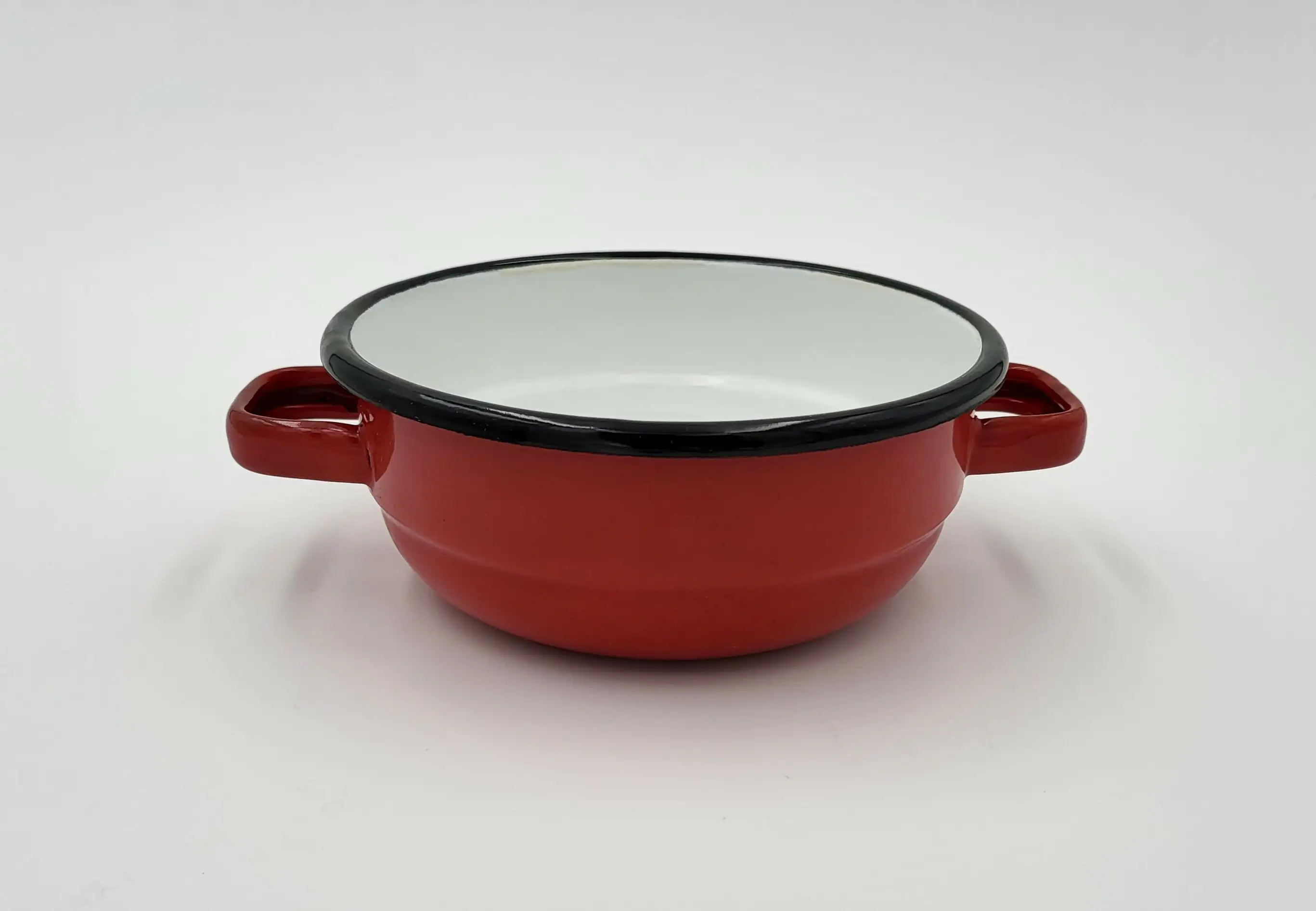 Su-Deco Suppenschale 14 cm Ø rot weiss