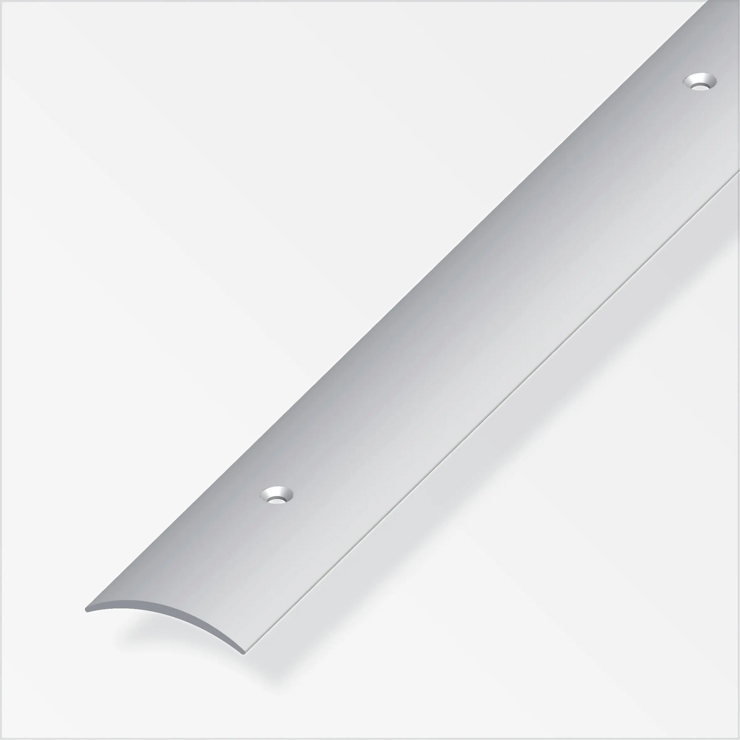 alfer Übergangsprofil 1 m, 30 x 5 mm PVC (Kunststoff) glatt grau, grau