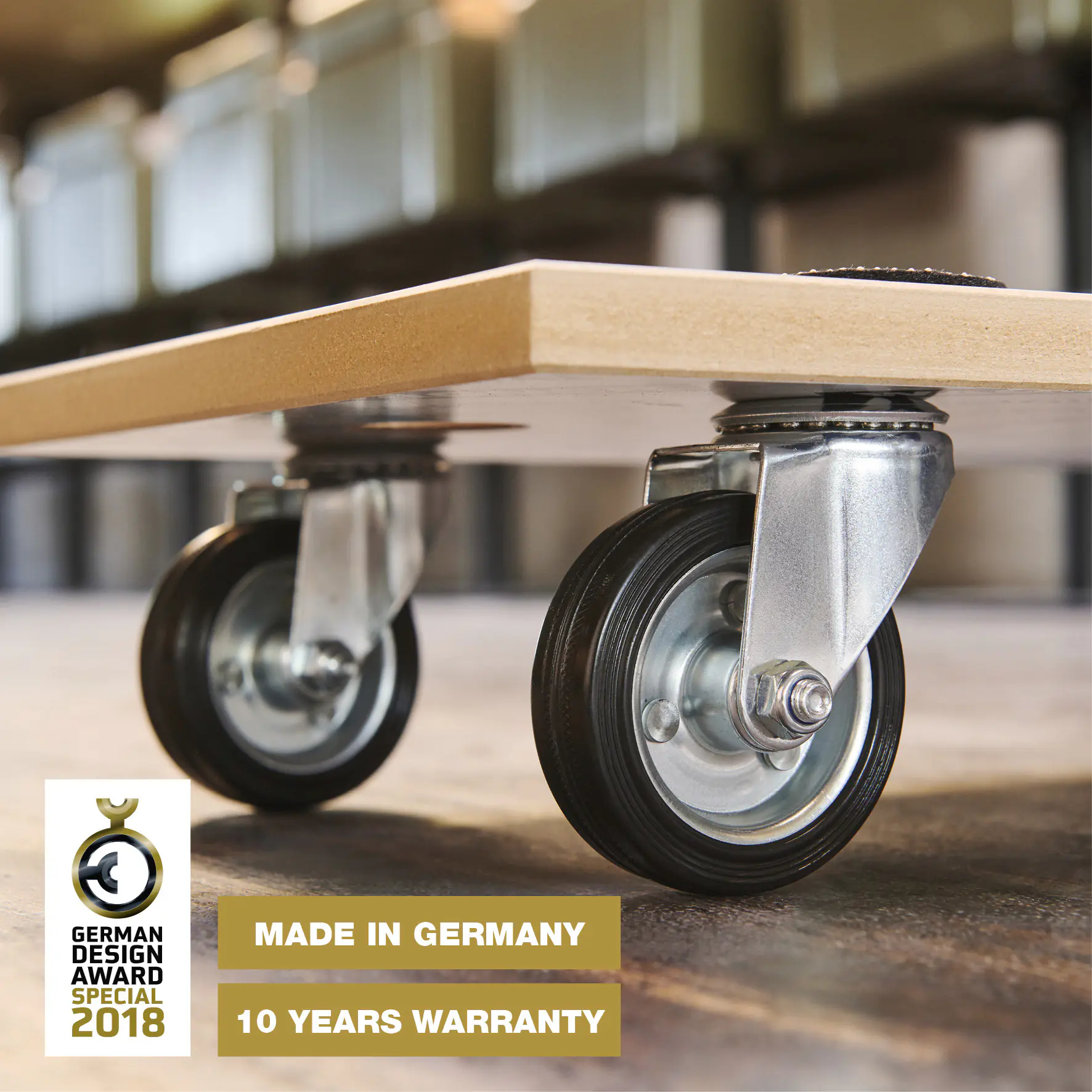 Wagner Möbelroller mit Anti-Rutschpads 58 x 30 cm Traglast 250 kg