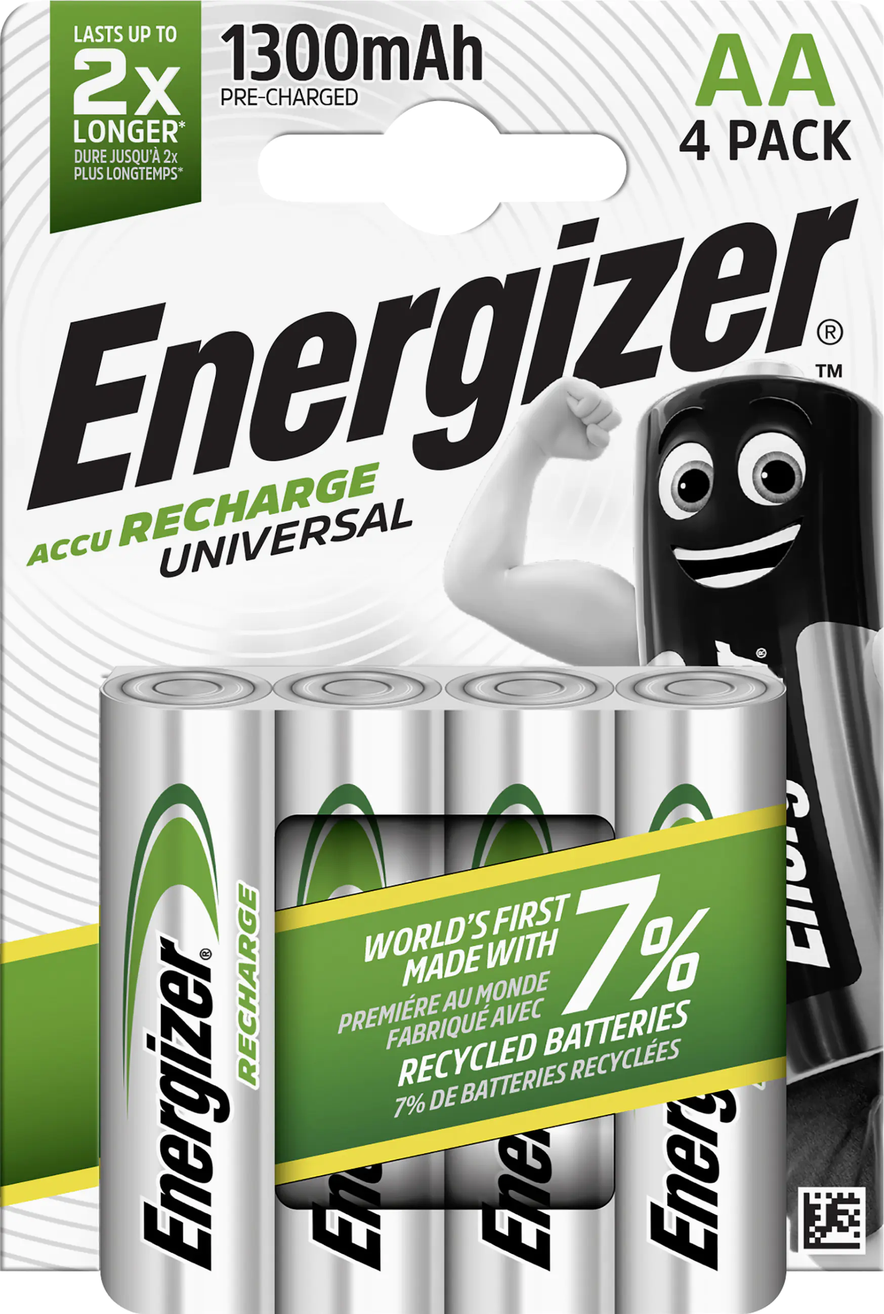 Energizer NiMH Akku Universal Mignon AA 1.300 mAh 4er Pack Energizer NiMH Akku Universal Mignon AA 1.300 mAh 4er Pack