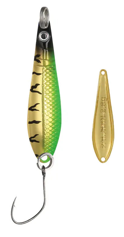 Paladin Angelköder Spoon Medusa 1,9 g UV gold/grün/schwarz/gold/tiger