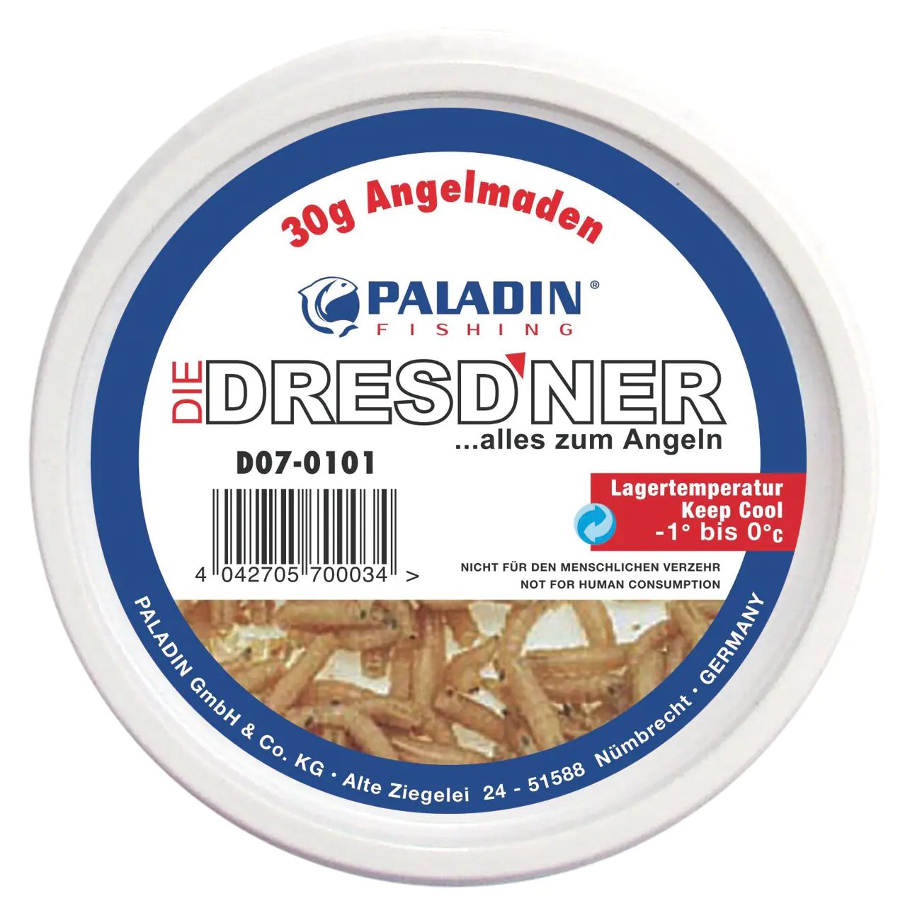 Dresdner Angelköder Maden 125 ml Dose