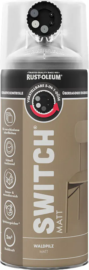 Rust-Oleum Sprühlack Switch 400 ml waldpilz matt