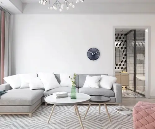 Nextime Wanduhr Running Dog Ø 30,5 cm