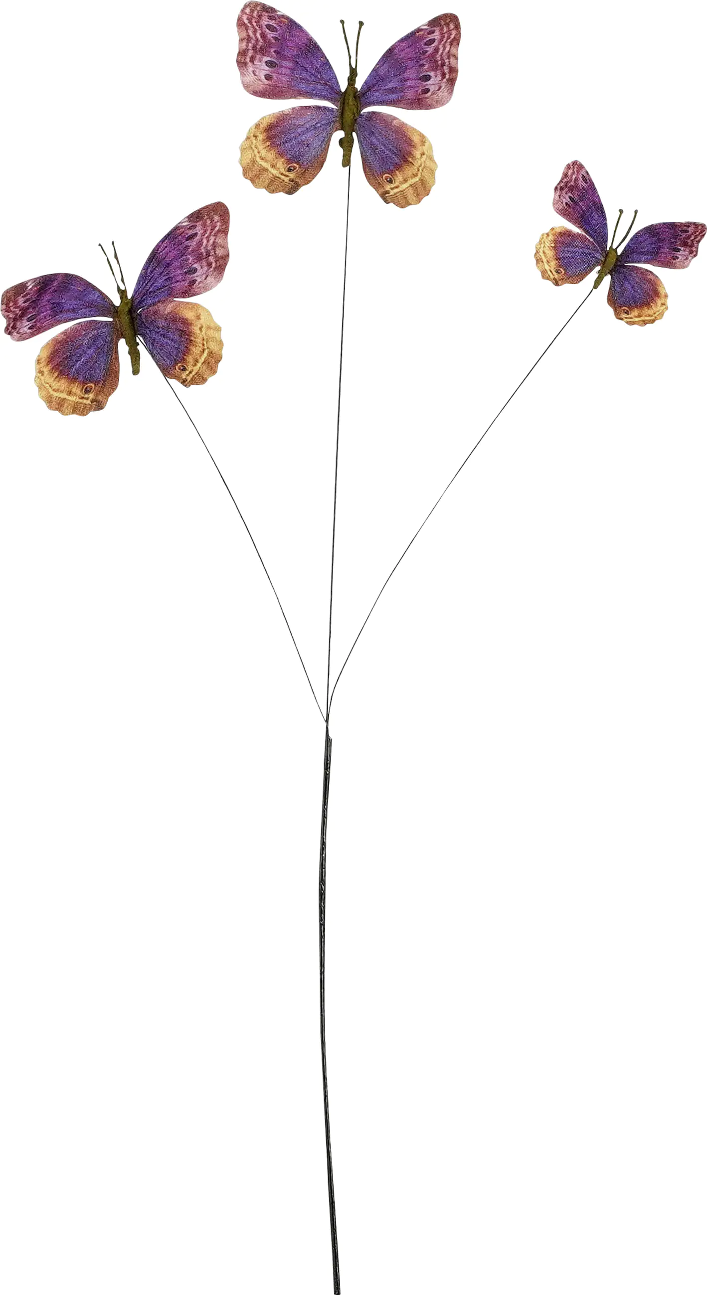 Mica Decorations Zweig mit Schmetterlingen 2 x 94 x 8 cm braun Mica Decorations Zweig mit Schmetterlingen 2 x 94 x 8 cm braun