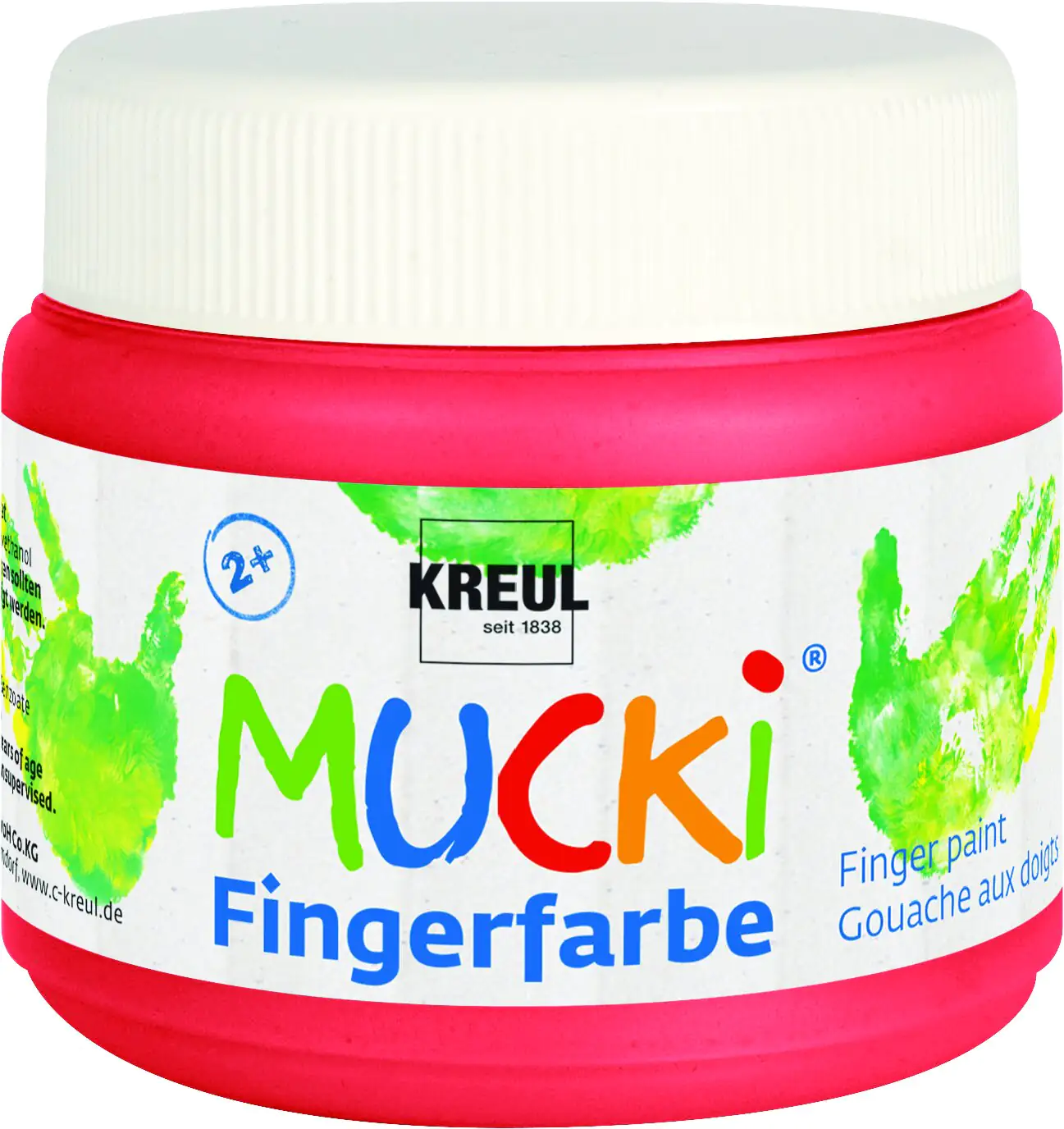 Kreul Mucki Fingerfarbe rot 150 ml