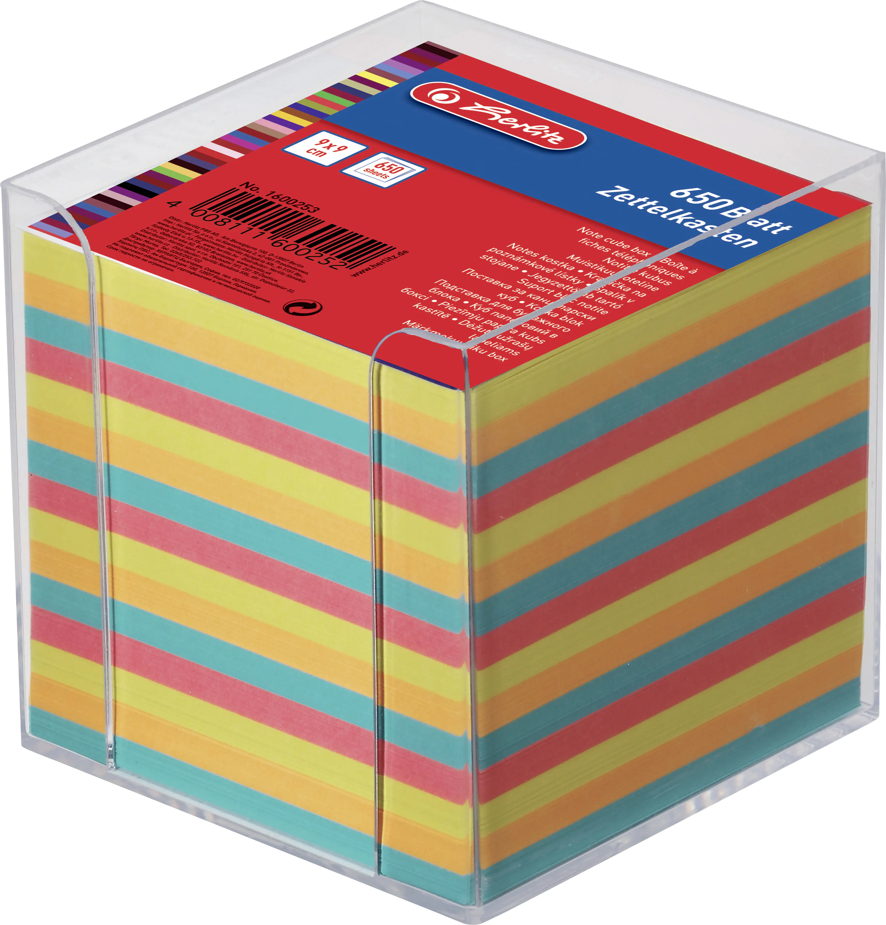 herlitz Zettelkasten 9 x 9 cm 650 Blatt