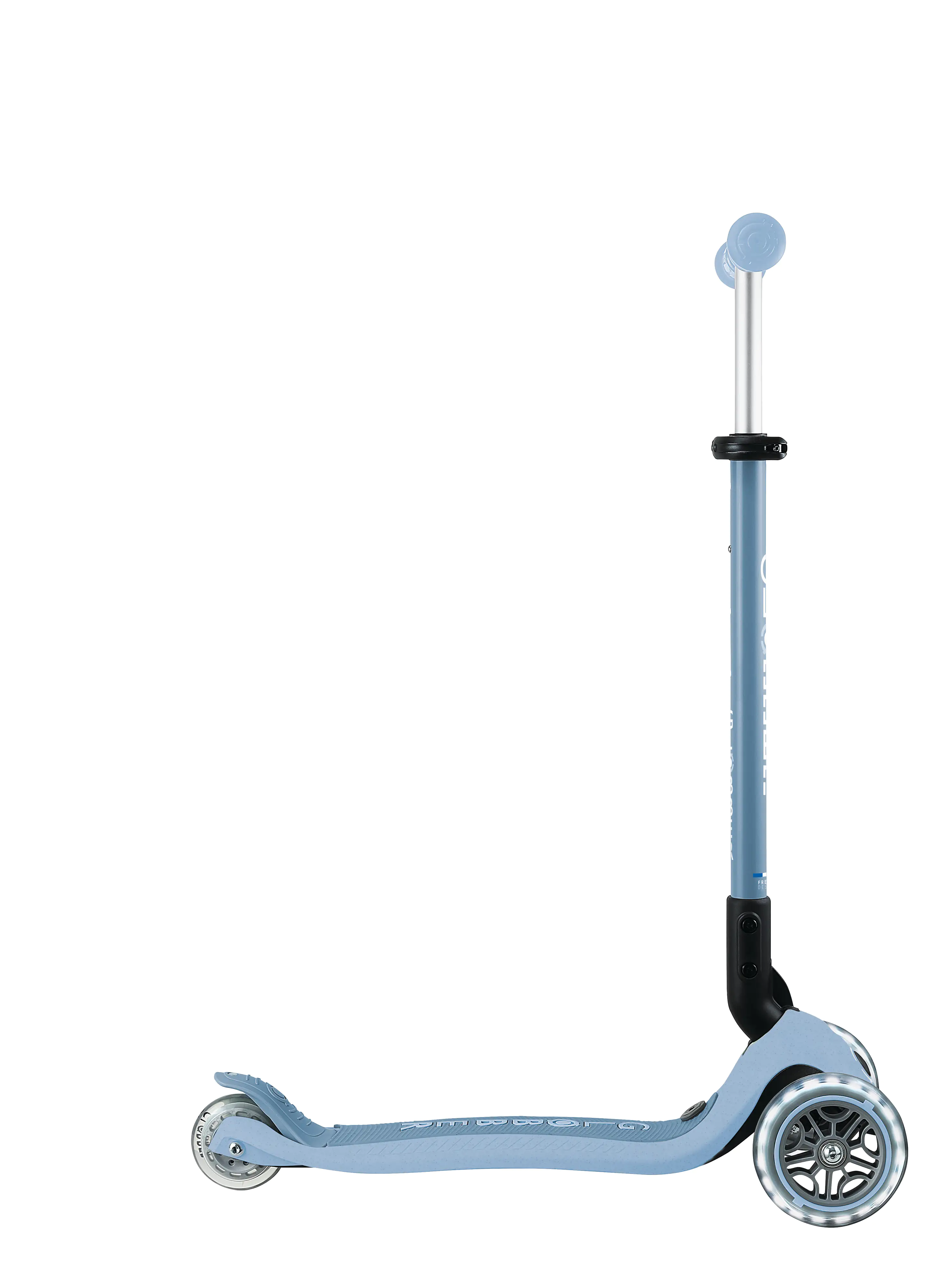 Globber 3-in-1 Fahrzeug Go-Up Active Lights Eco blaubeere mit Leuchtrollen