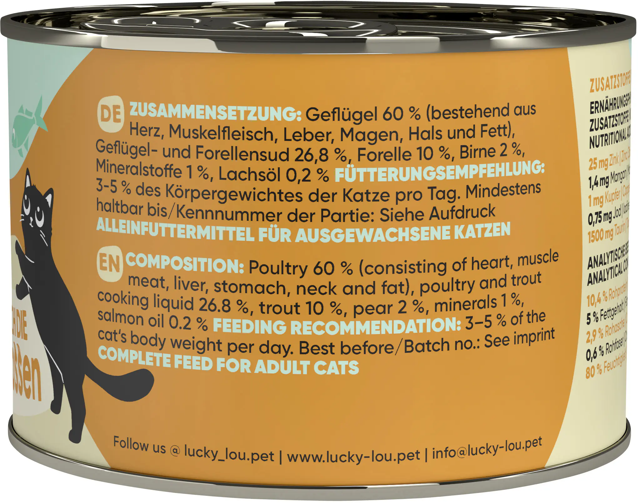 Lucky Lou Lifestage Adult Geflügel und Forelle 200g Lucky Lou Lifestage Adult Geflügel und Forelle 200g
