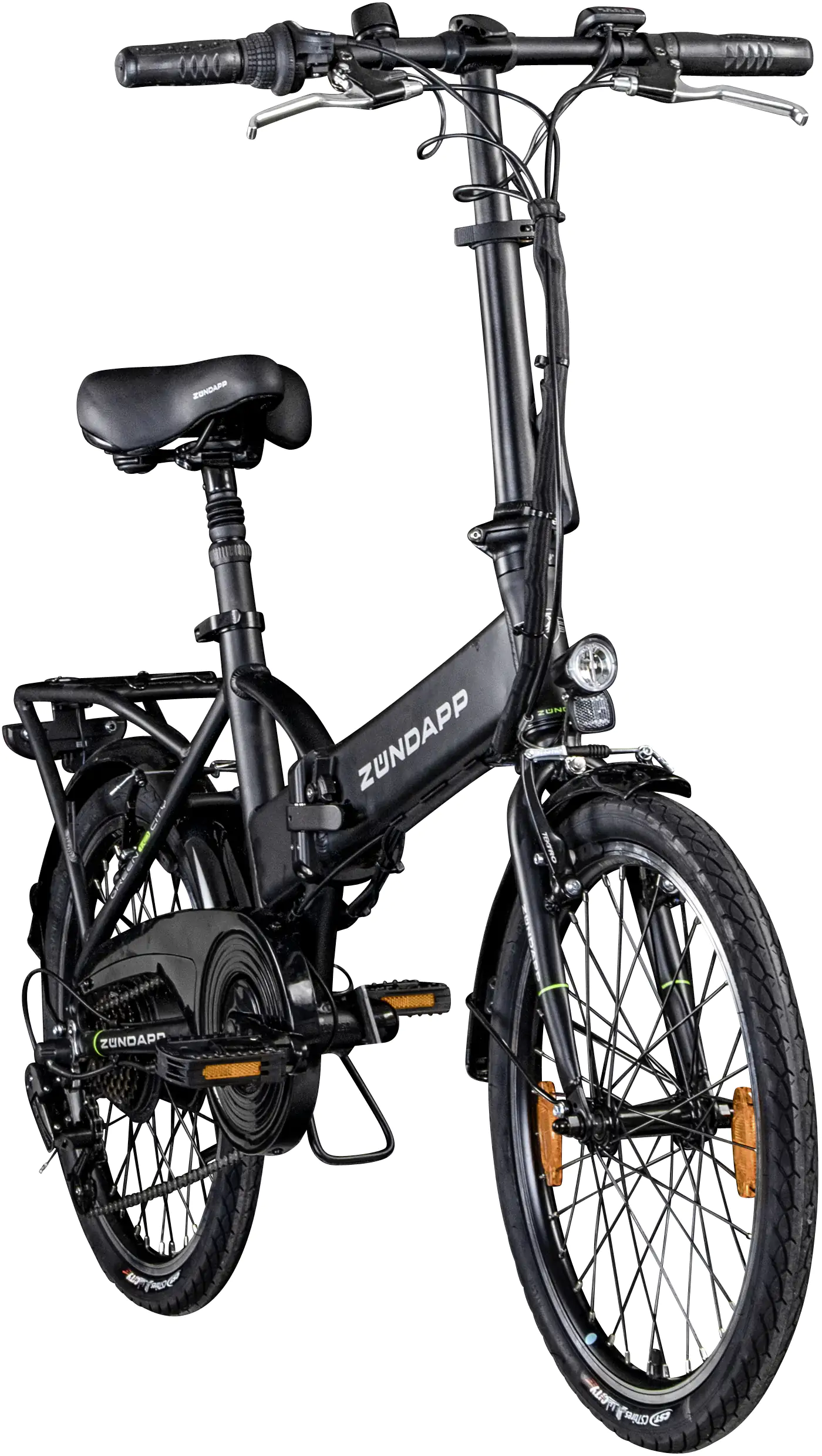 Zündapp E-Bike Faltrad Green 1.0 Unisex 20 Zoll RH 37cm 6-Gang 270 Wh schwarz