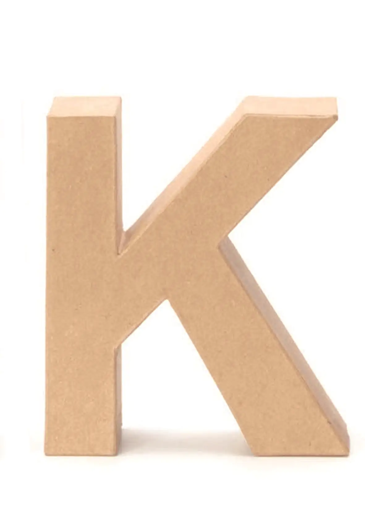 Glorex Papp-Buchstabe K 17,5 x 5,5 cm