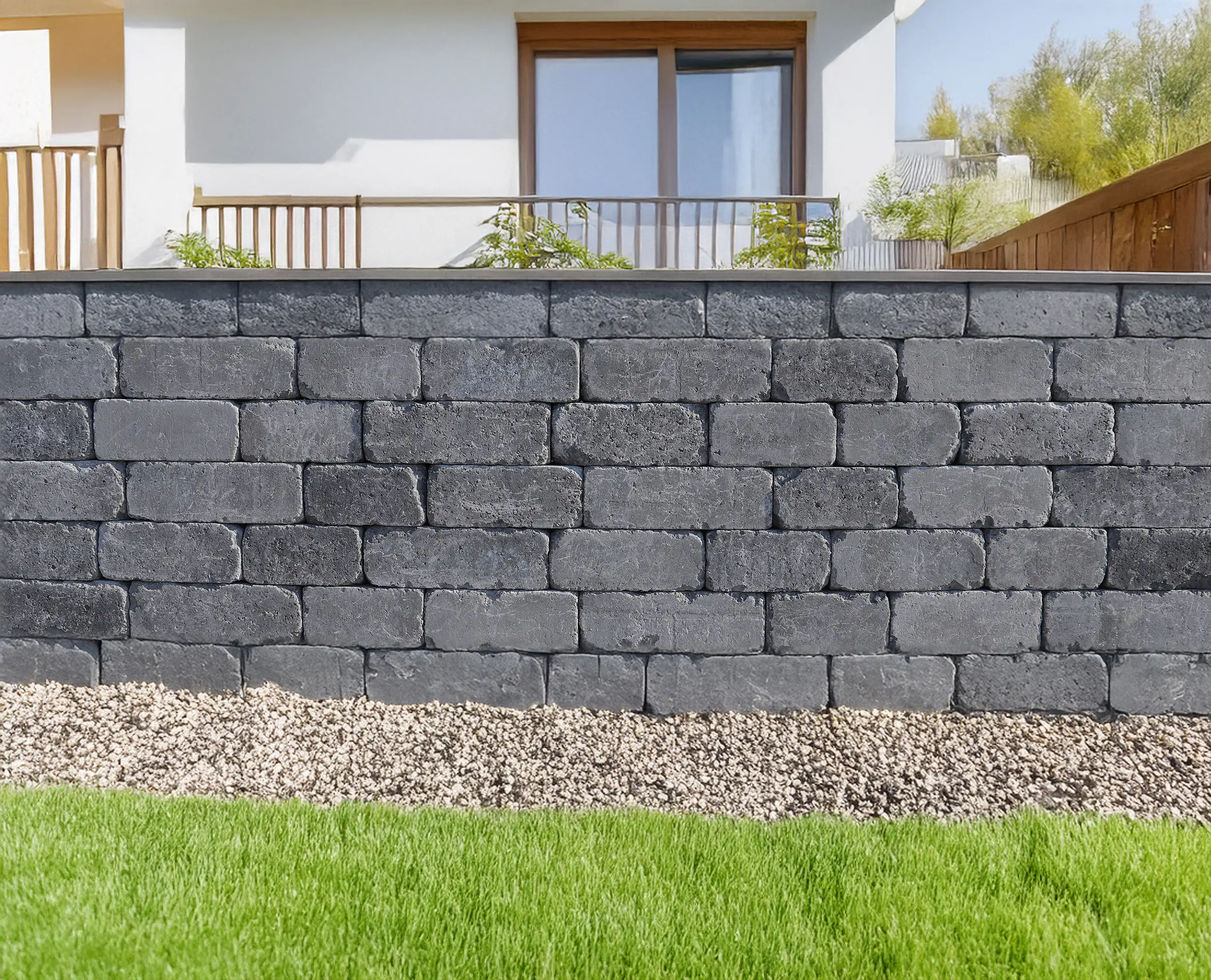 EHL Mauerstein Verona Antik 40 x 20 x 14 cm anthrazit EHL Mauerstein Verona Antik 40 x 20 x 14 cm anthrazit