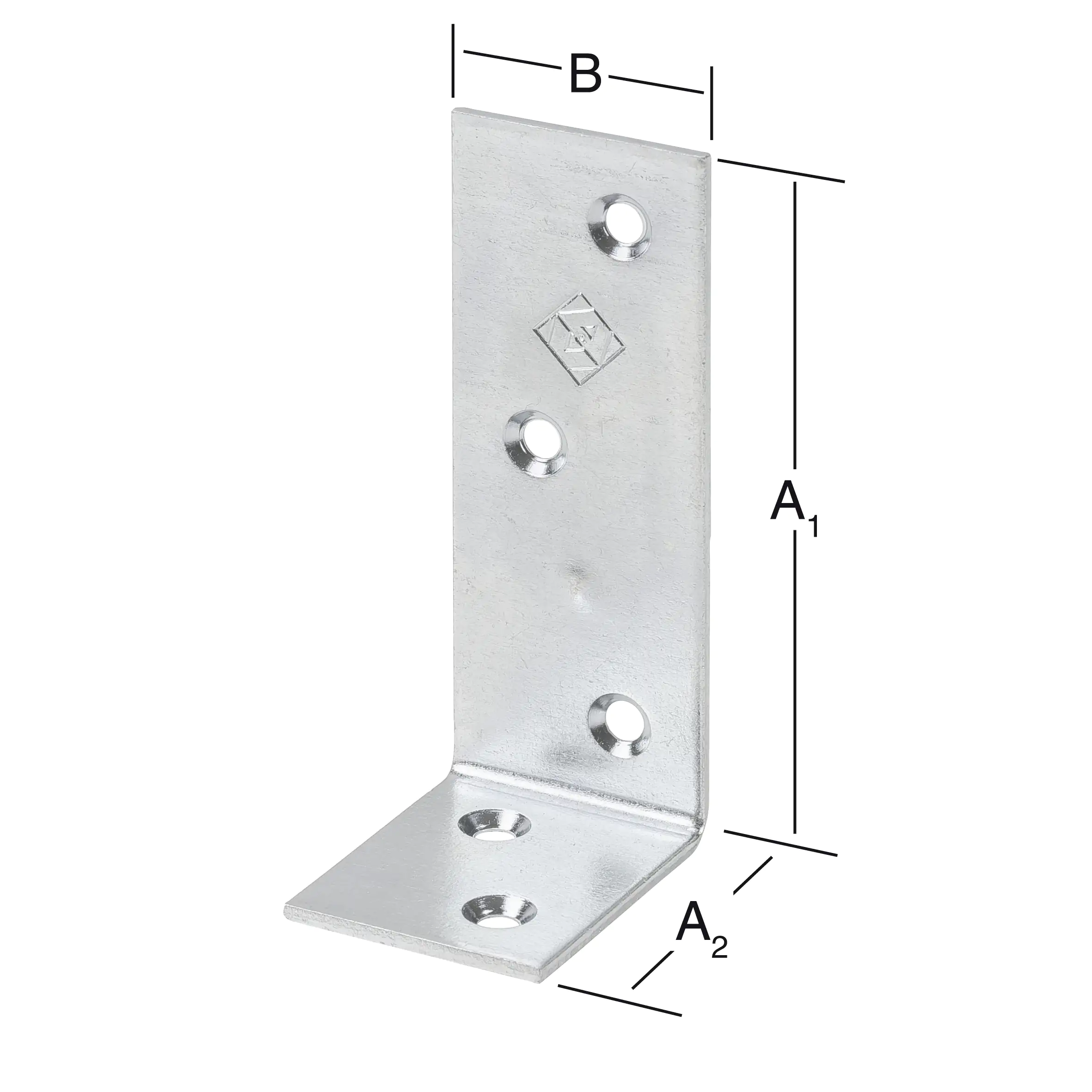 Vormann Starke Balkenwinkel verzinkt 80/40 x 30 mm