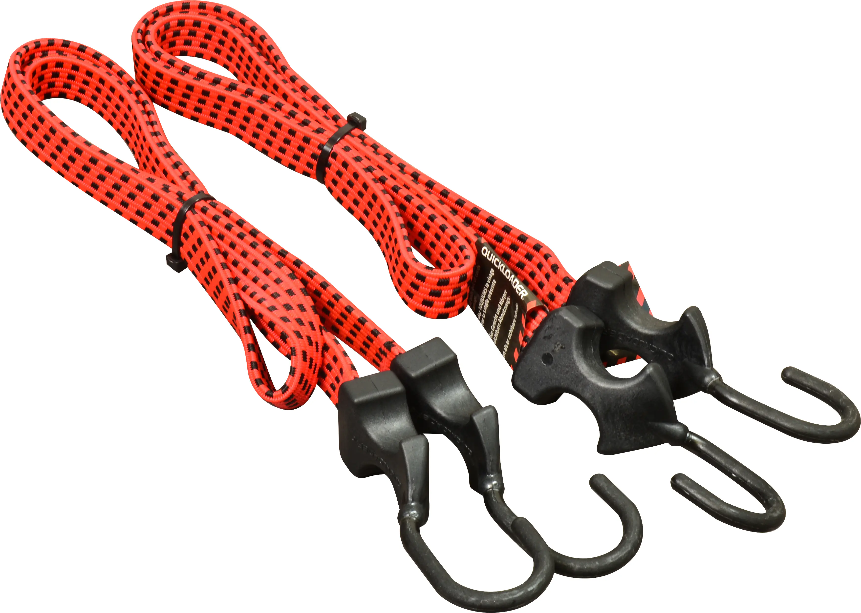 QUICKLOADER® Gummiseil Butterfly Bungee 18 mm x 120 cm 2 Stück rot