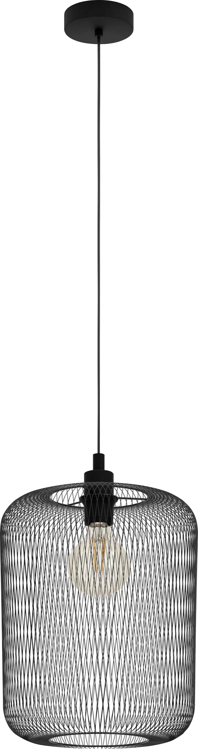 Eglo Pendelleuchte Wrington schwarz Ø 30 cm E27 Eglo Pendelleuchte Wrington schwarz Ø 30 cm E27