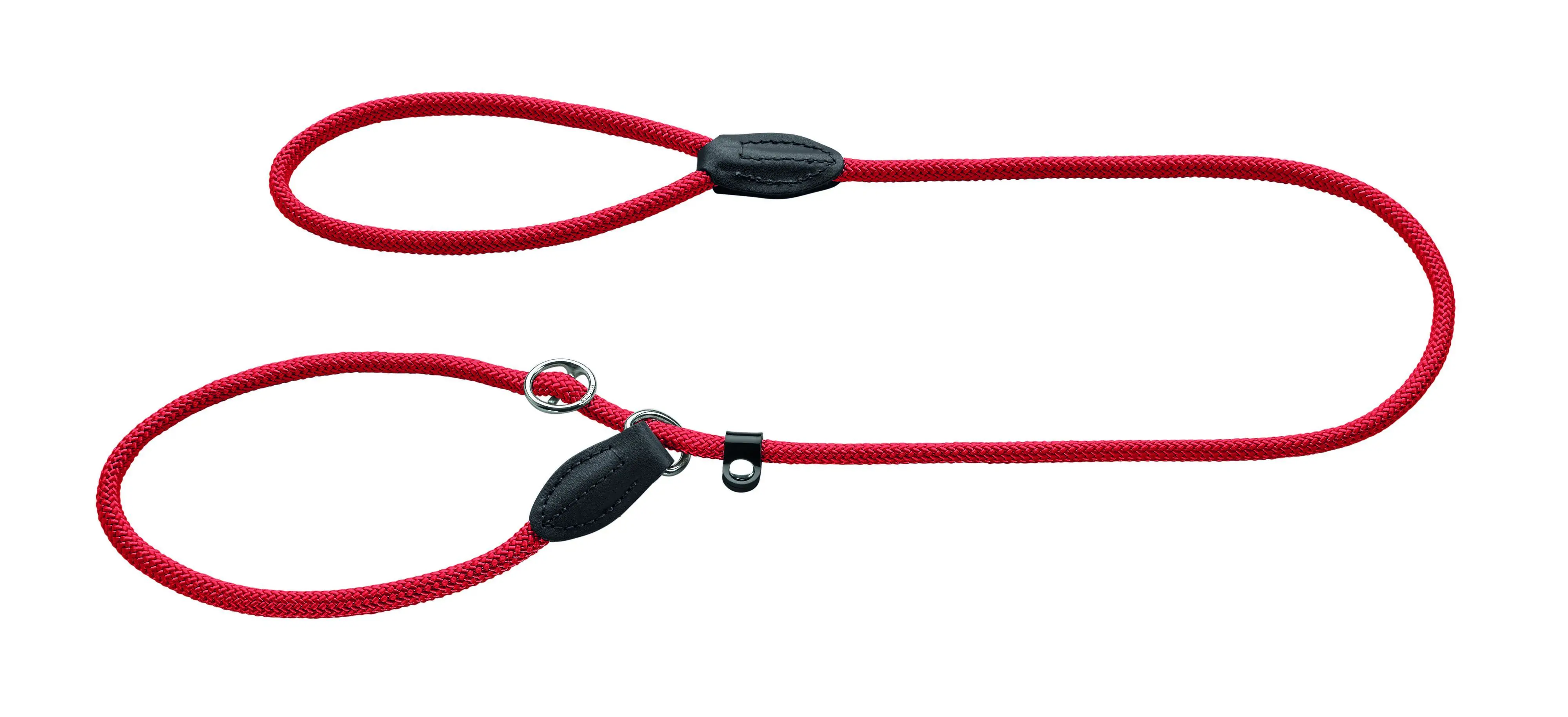 Hunter Hundeleine Freestyle mit Halsung 1,7 m x 0,8 cm rot
