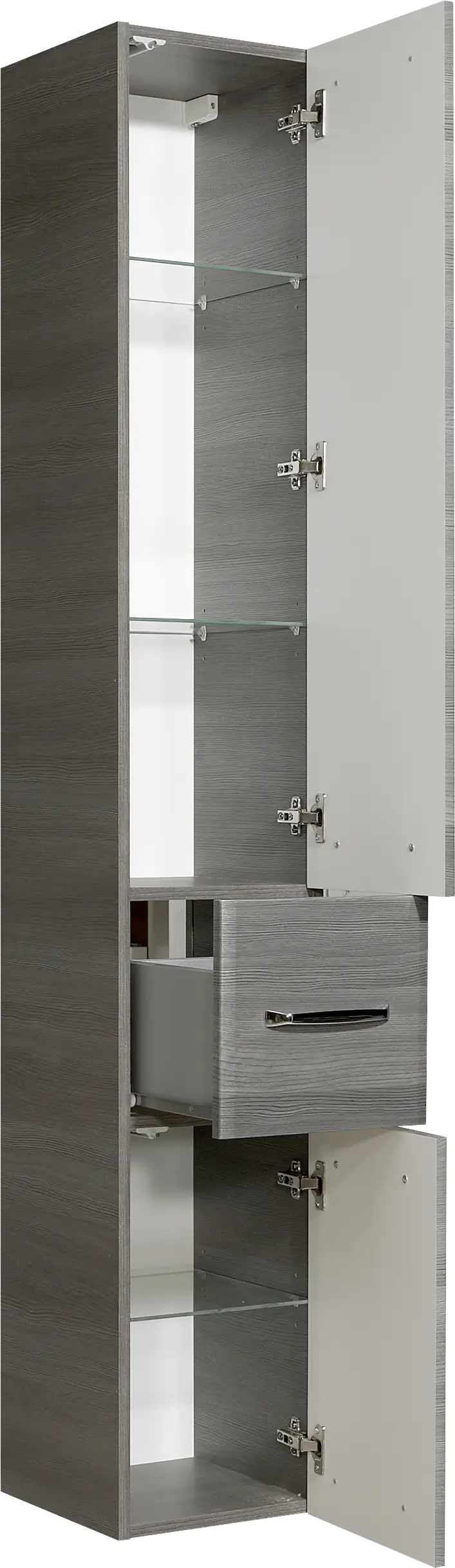 4017026072405_2768533 Pelipal Hochschrank Quickset 328 2 Türen1 Schubkasten