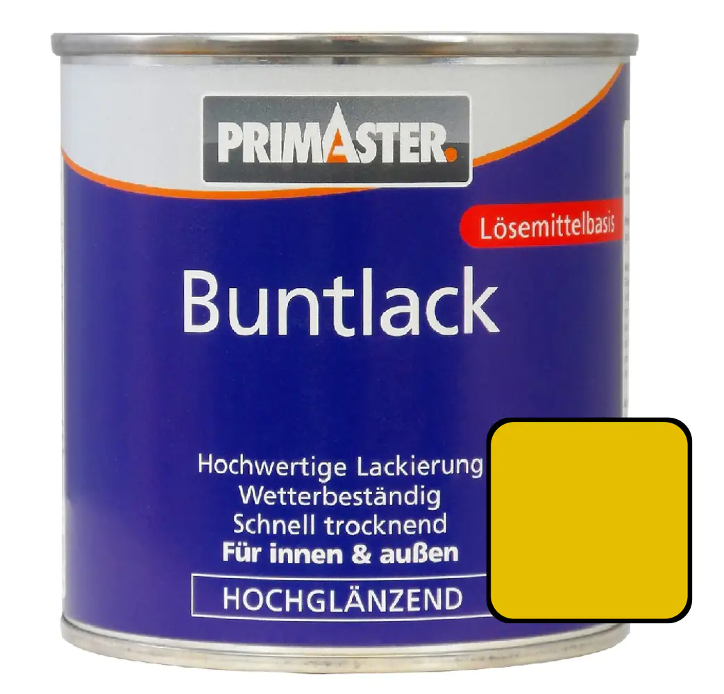 Primaster Buntlack RAL 1003 750 ml signalgelb hochglänzend Primaster Buntlack RAL 1003 750 ml signalgelb hochglänzend