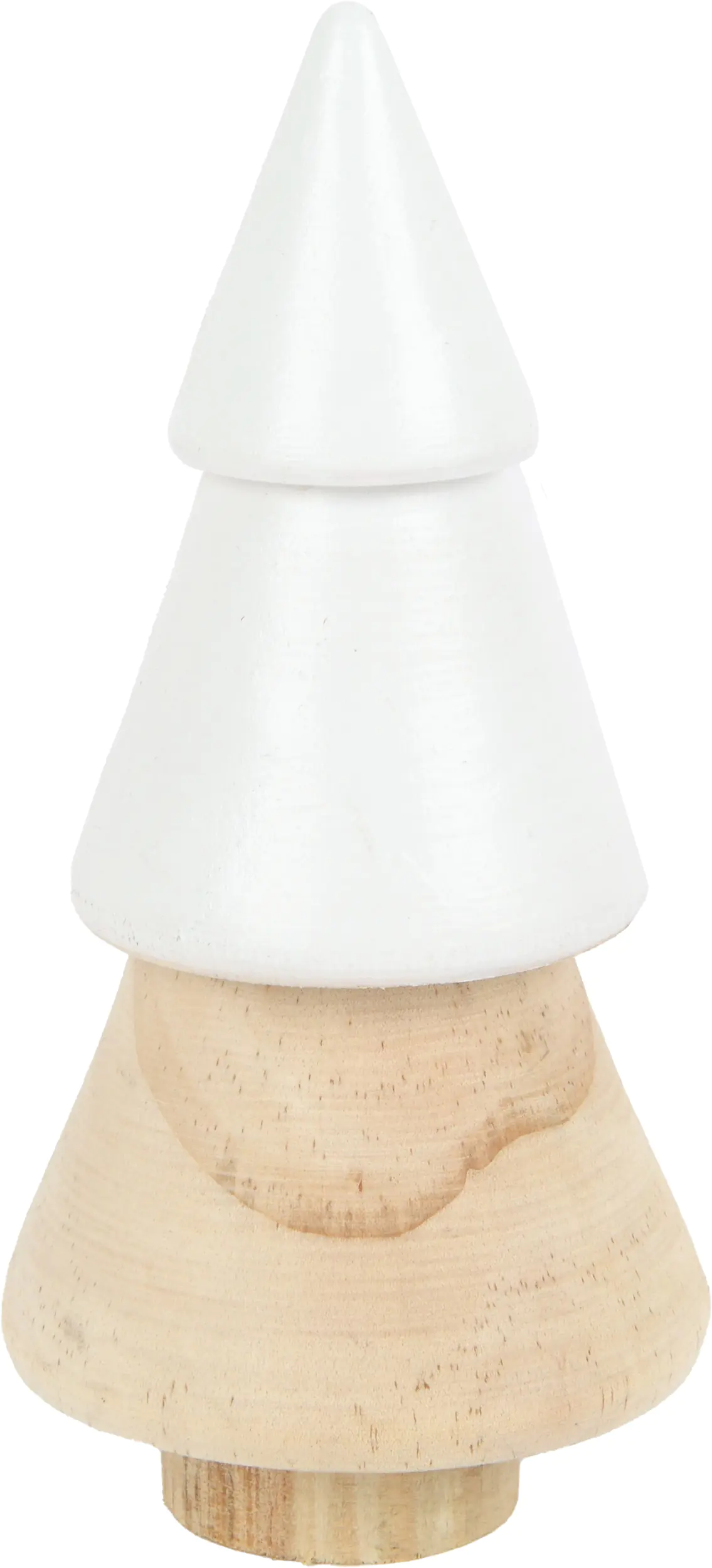 TrendLine Deko Holzbaum 6,5 x 14 cm weiß 