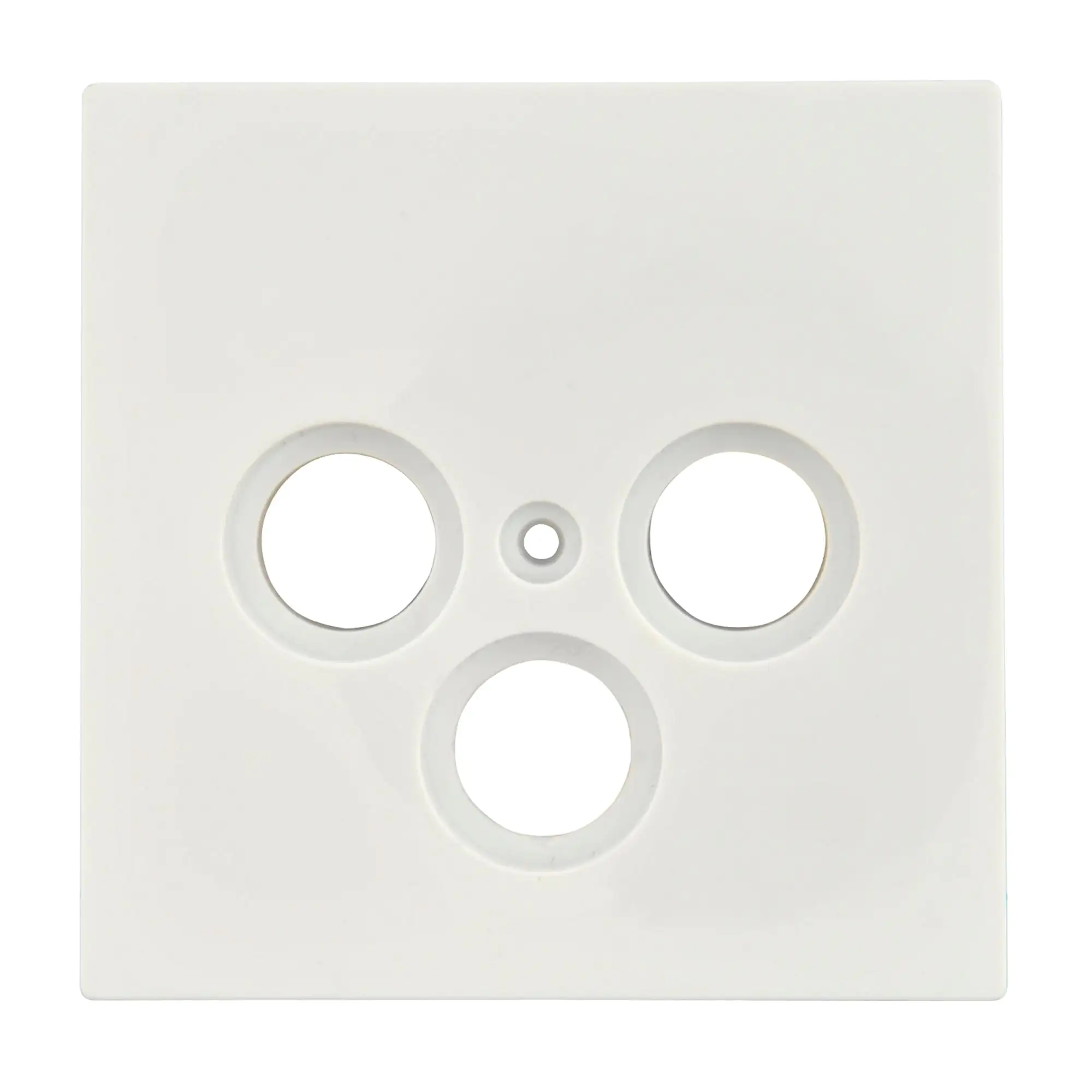 Unitec Abdeckung SAT/TV ultraweiß, Serie Sao Paulo