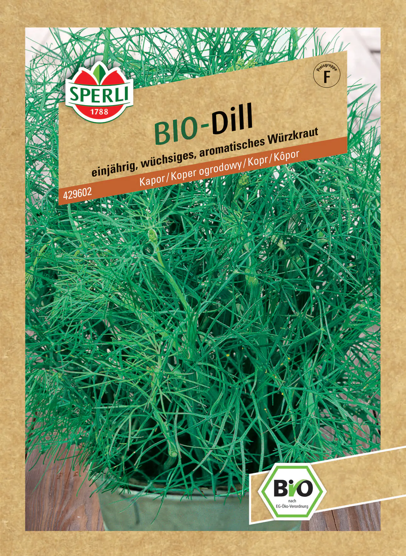 Sperli BIO Dill Sperli BIO Dill