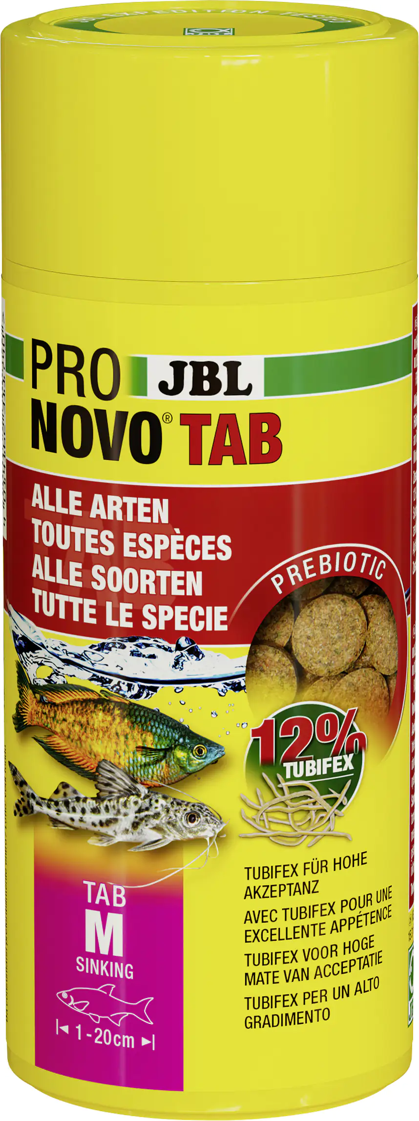 JBL Fischfutter Pronovo Tab M Fischfuttertabletten 250 ml JBL Fischfutter Pronovo Tab M Fischfuttertabletten 250 ml