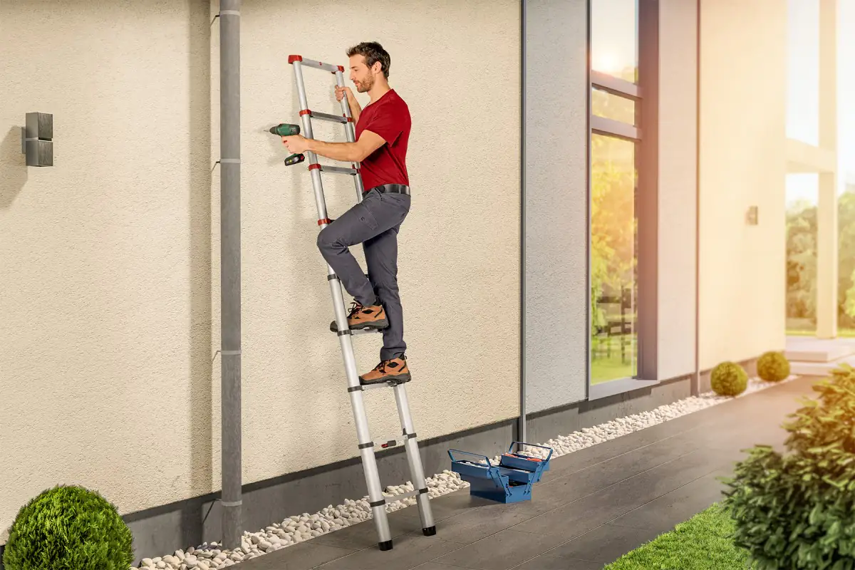 Hailo Aluminium-Teleskopleiter T80 FlexLine 320 3,40 m Hailo Aluminium-Teleskopleiter T80 FlexLine 320 3,40 m