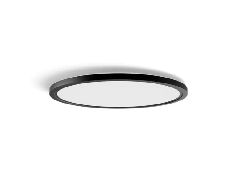 Philips Hue LED Deckenleuchte Tento + Dimmerschalter rund schwarz 55 x 55 cm RGB  Philips Hue LED Deckenleuchte Tento + Dimmerschalter rund schwarz 55 x 55 cm RGB