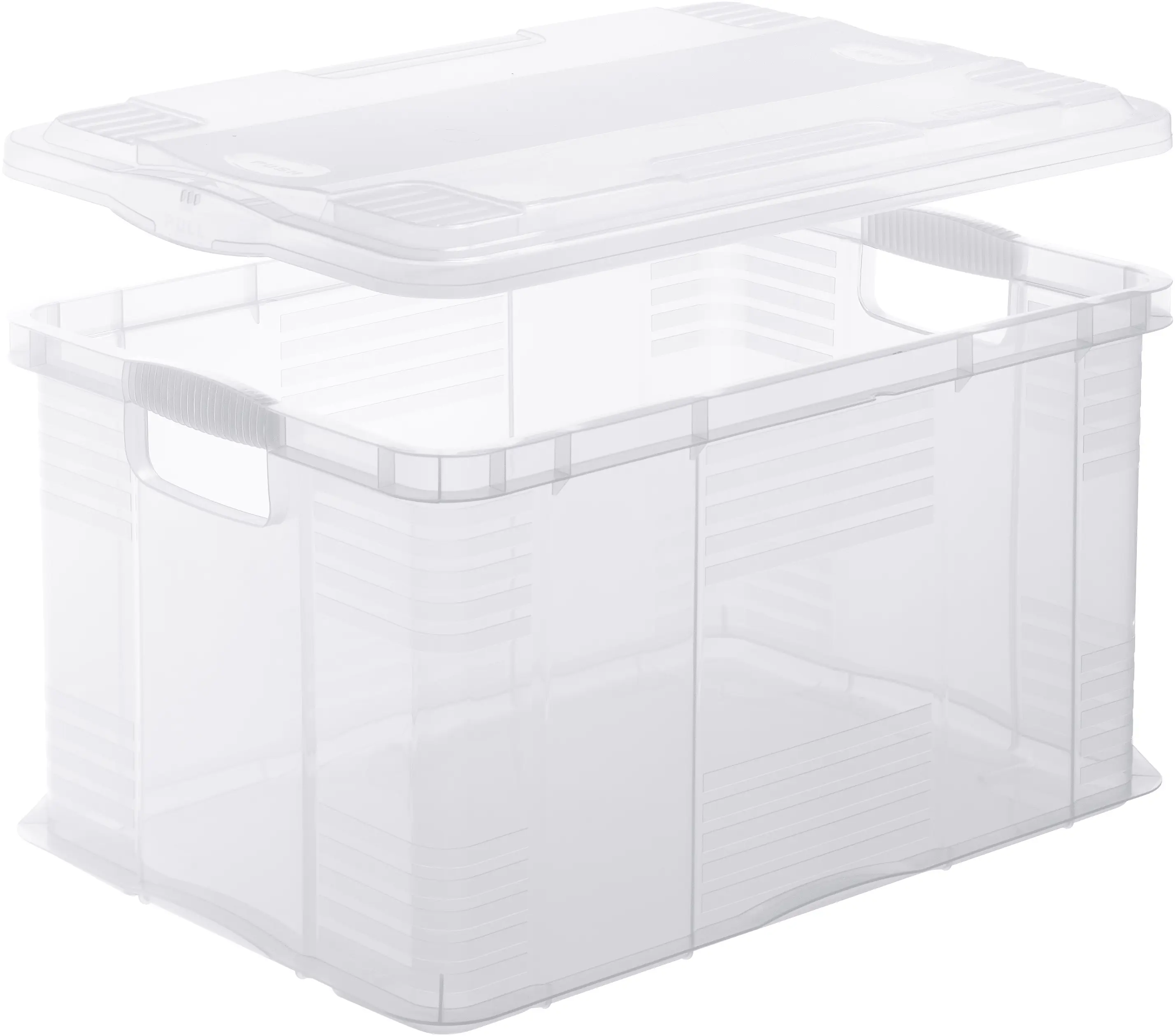 Rotho Aufbewahrungsbox Agilo A3 55 L transparent 59 x 39 x 31 cm (L x B x H) Rotho Aufbewahrungsbox Agilo A3 55 L transparent 59 x 39 x 31 cm (L x B x H)