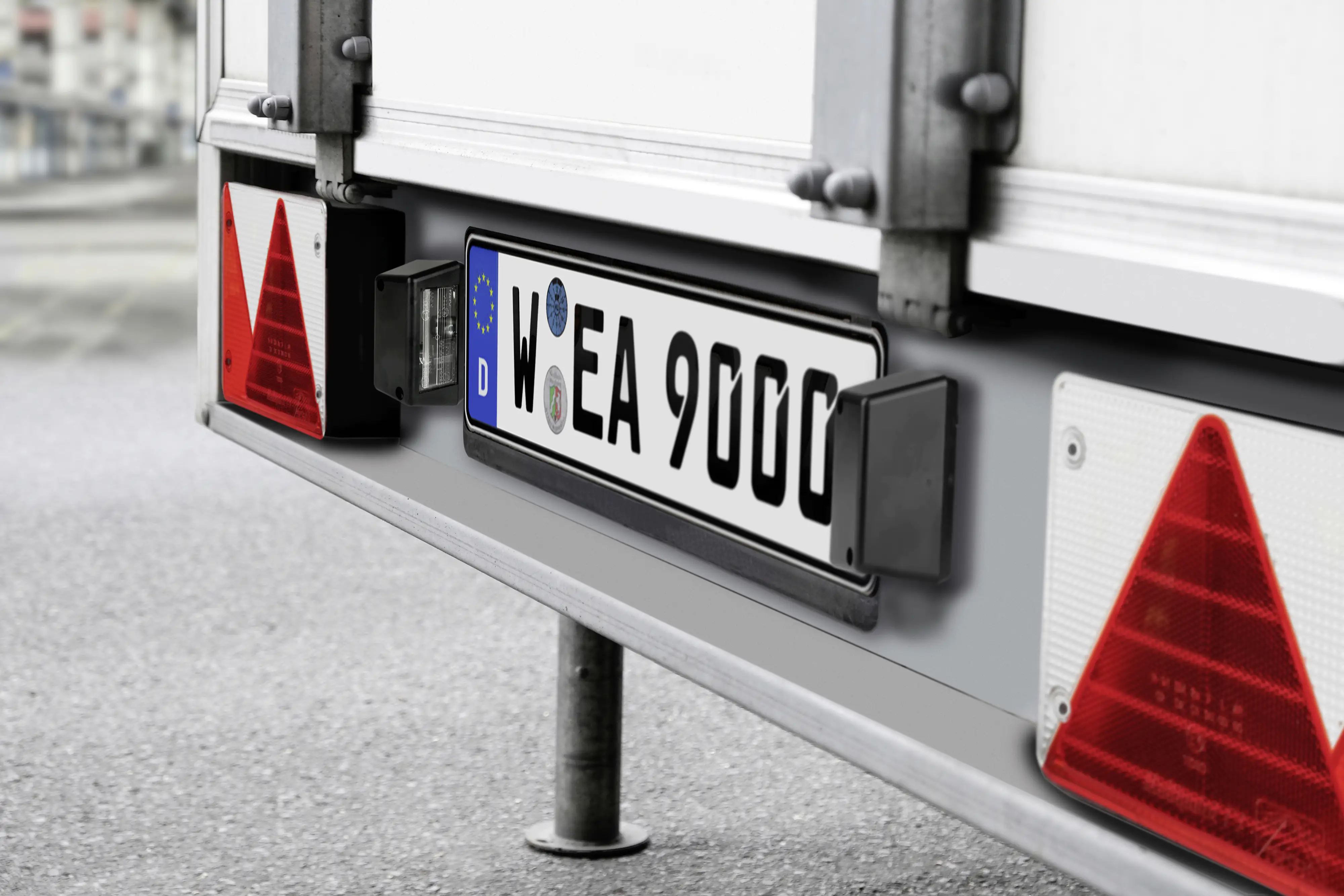 LAS Kennzeichenbeleuchtung 96x53mm für Anhänger LAS Kennzeichenbeleuchtung 96x53mm für Anhänger
